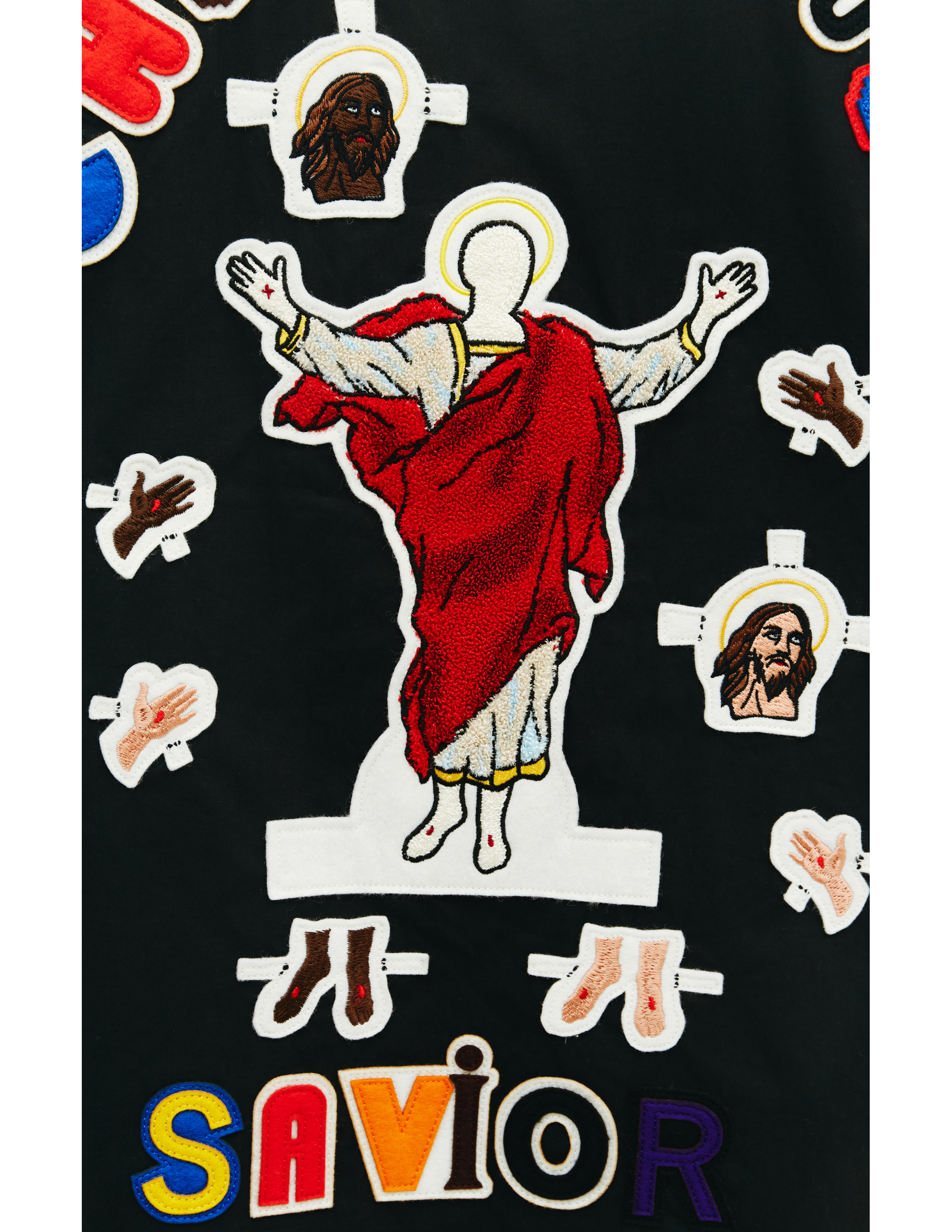Куртка Denim Tears x Saint Michael с нашивками - Saint Michael SM-S22-1111-080 Фото 6