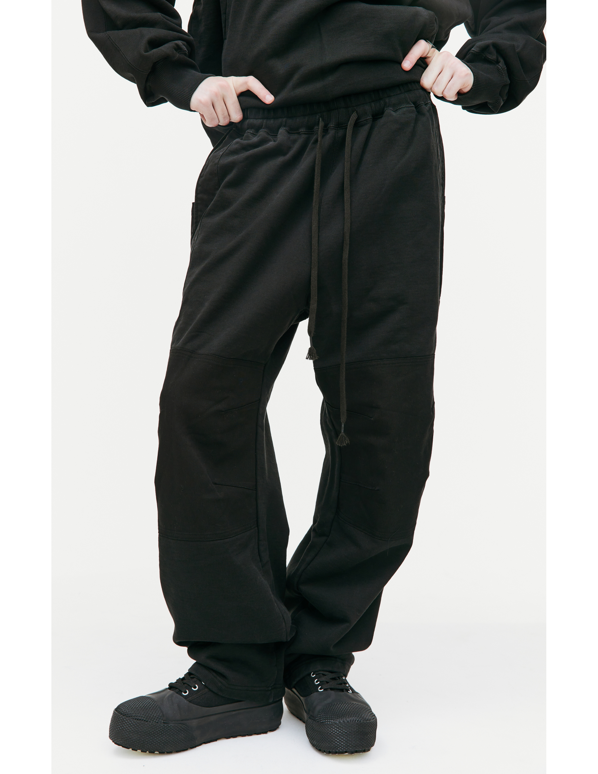 Комбинированные брюки с заплатками The Viridi-Anne VI-3538-04, размер 4;5 - фото 4