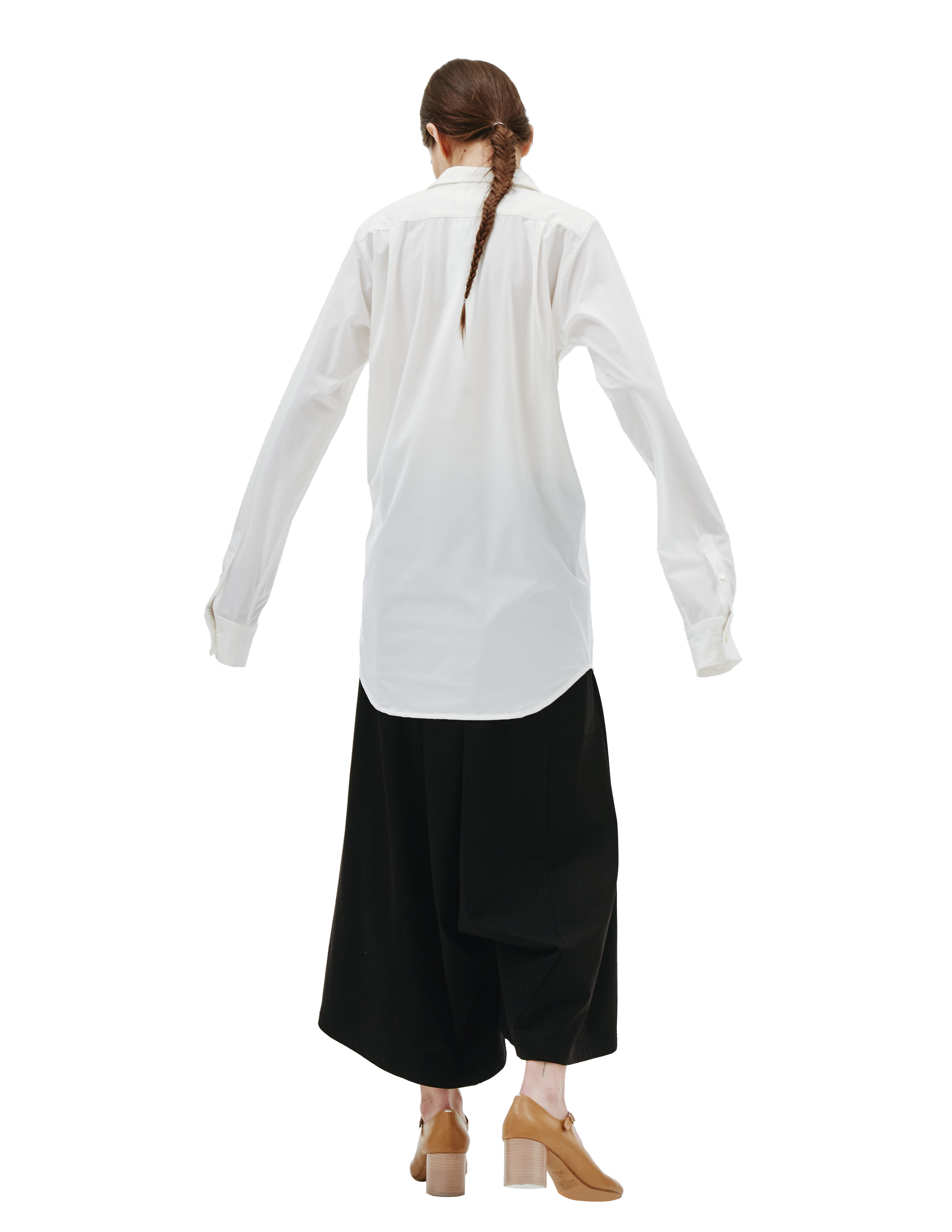 Белая рубашка с графичным принтом Doublet 22SS05SH102, размер One Size - фото 3