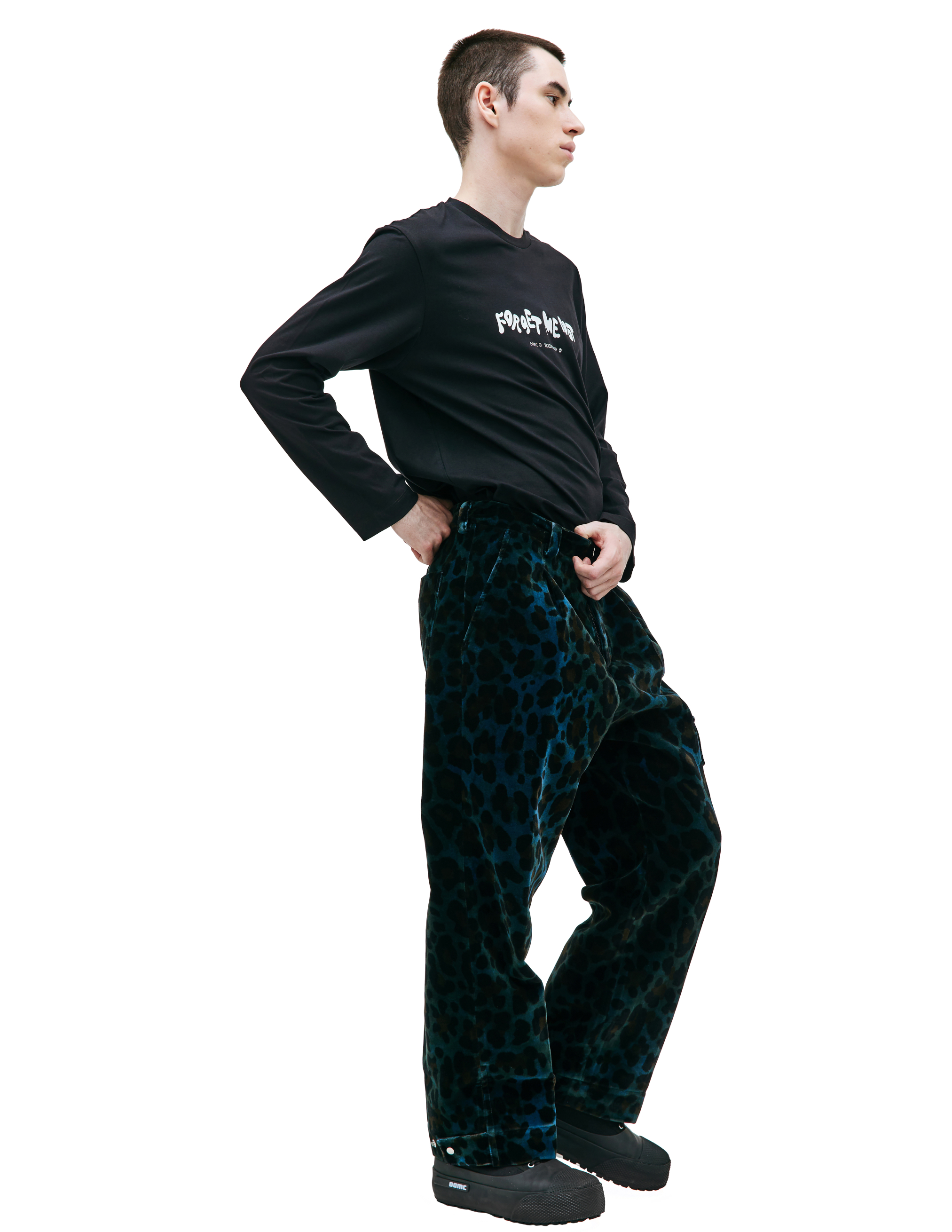 Леопардовые брюки с карманами OAMC 23A28OAU65/COT00899/308, размер 30 23A28OAU65/COT00899/308 - фото 2