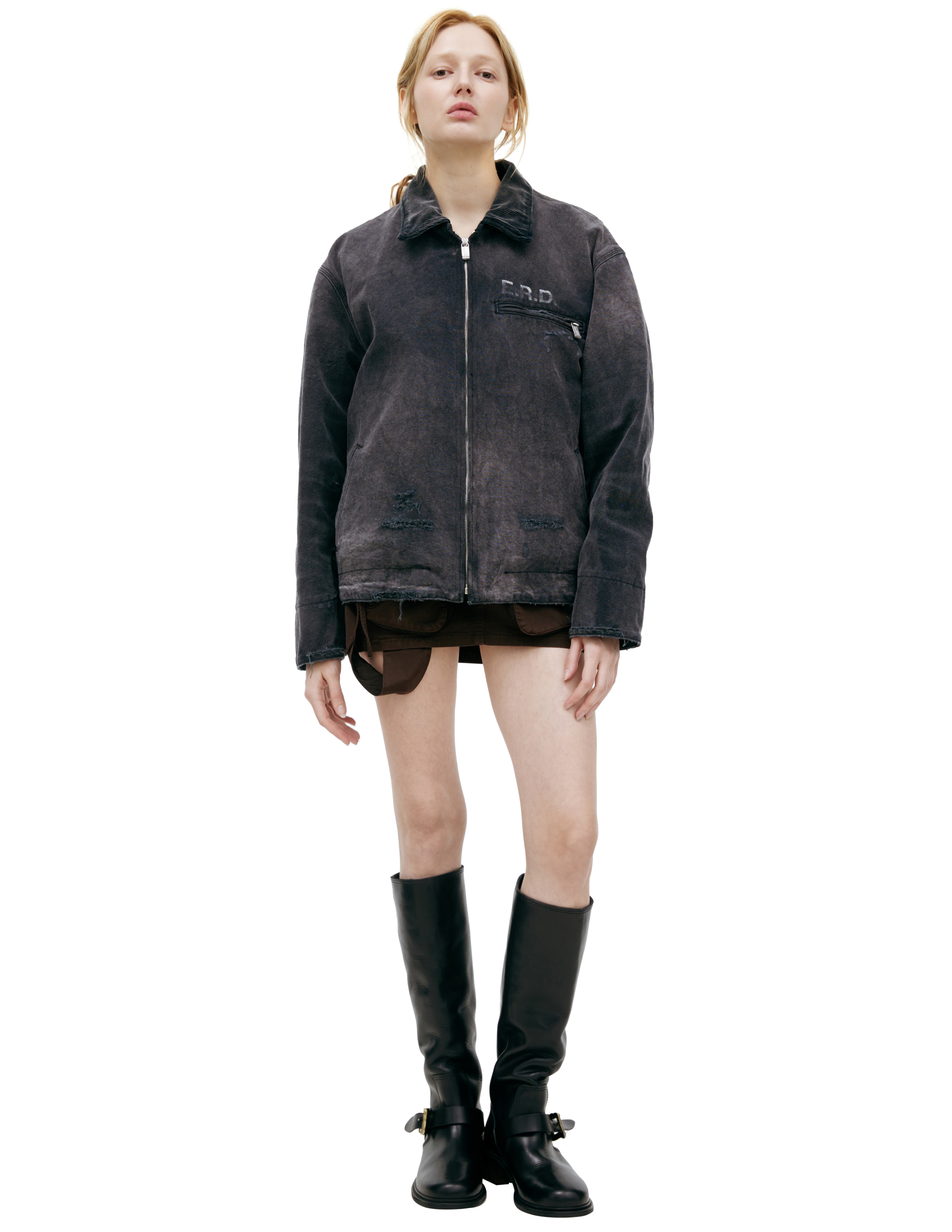 Джинсовая куртка с принтом 359400₽