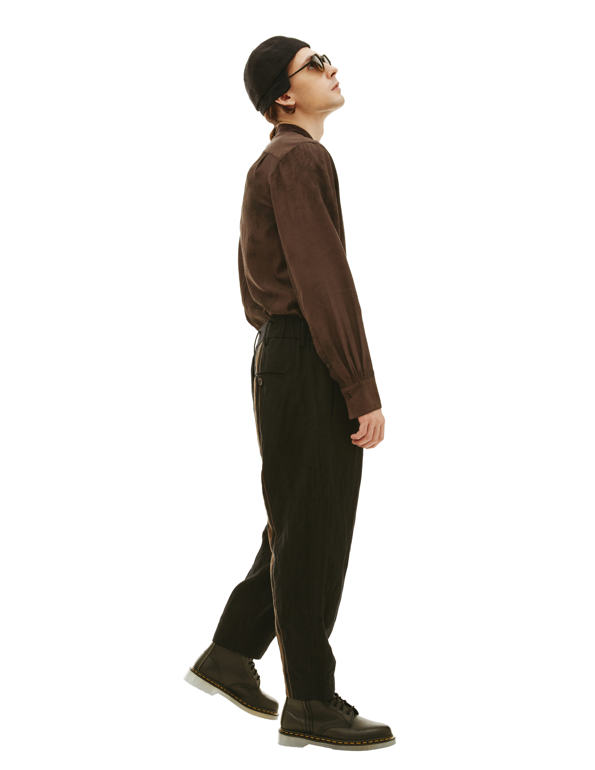 Свободные брюки с контрастной полоской Ziggy Chen 0M2230535, размер 52;50;48 - фото 3