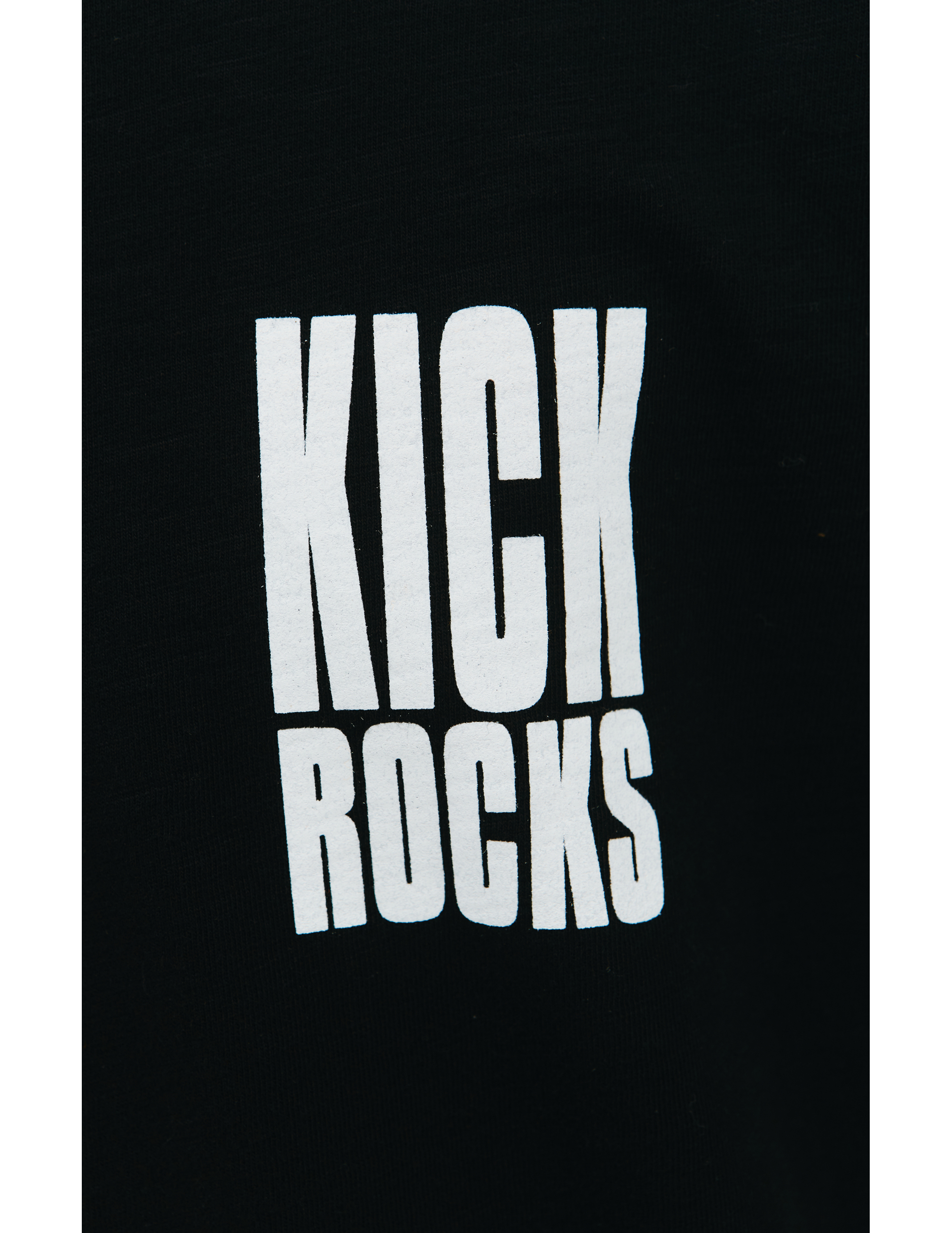 Футболка с принтом Kick rocks - Nahmias AW22-1-5004-F0007-BLACK Фото 4