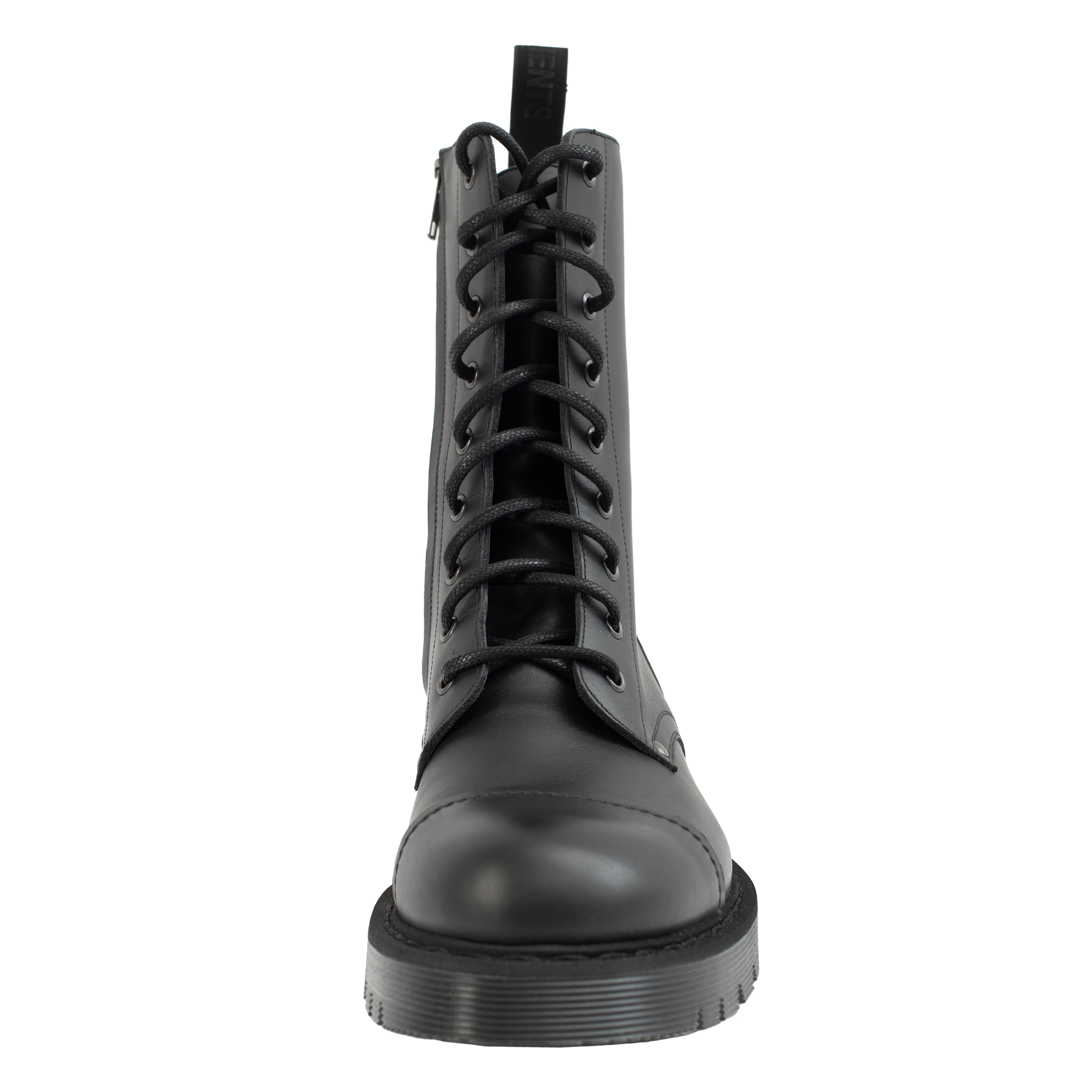 Черные ботинки на шнуровке с логотипом Vetements UA52BO200B/2414, размер 45;43;42;41;40;39 UA52BO200B/2414 - фото 4
