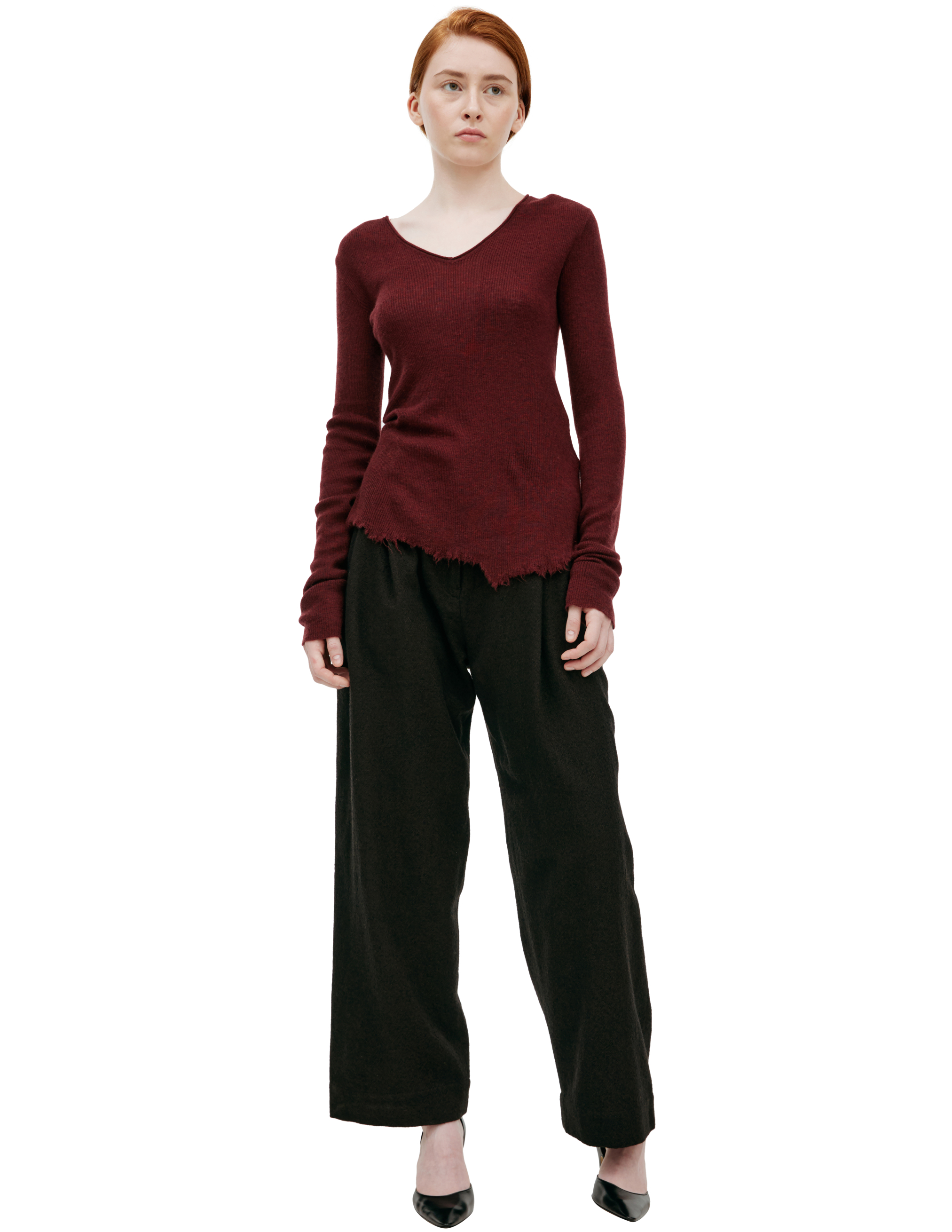 Свитер с V-образным вырезом 71500₽