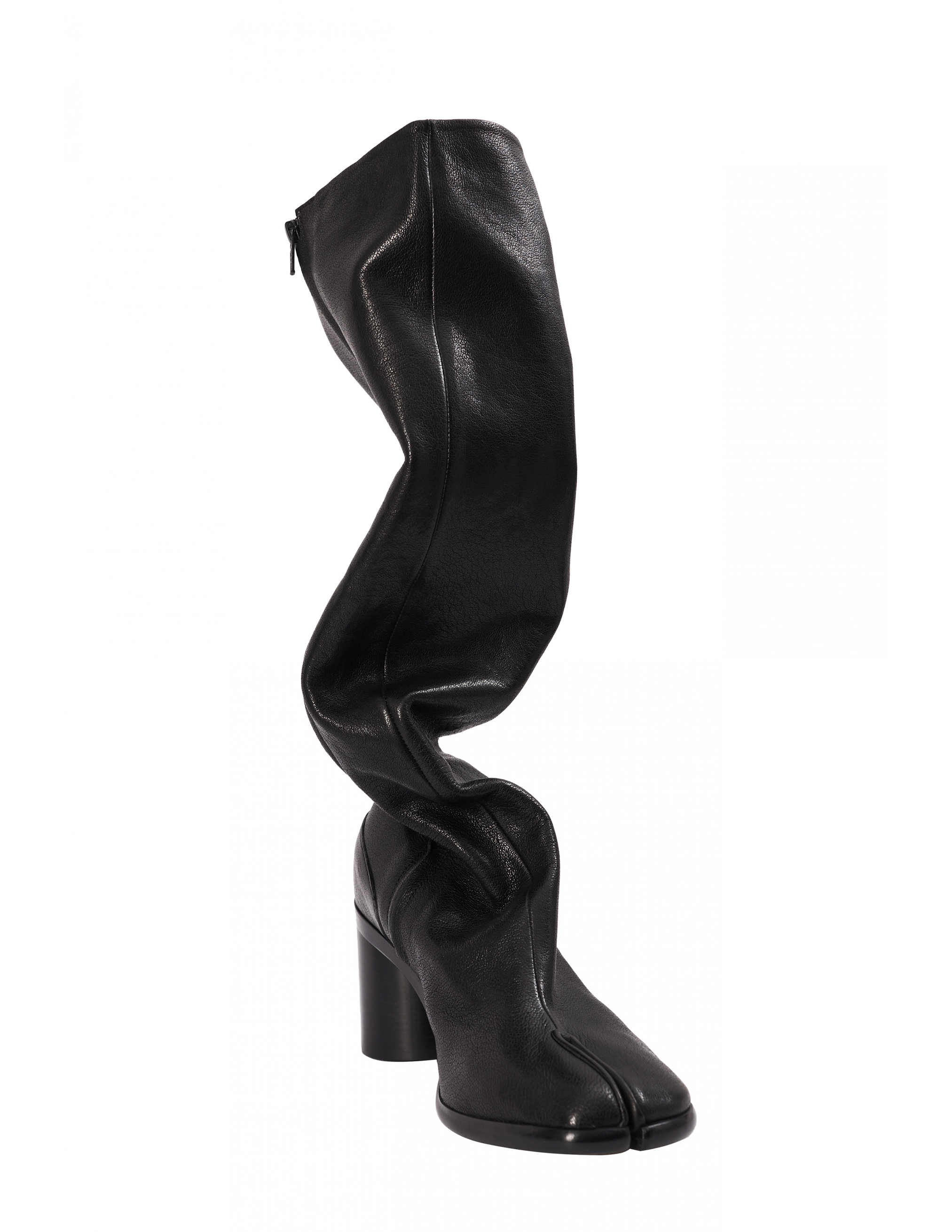 Черные кожаные сапоги Tabi Maison Margiela S34WW0057/P3753/T8013, размер 41;40;39;38;36 S34WW0057/P3753/T8013 - фото 6