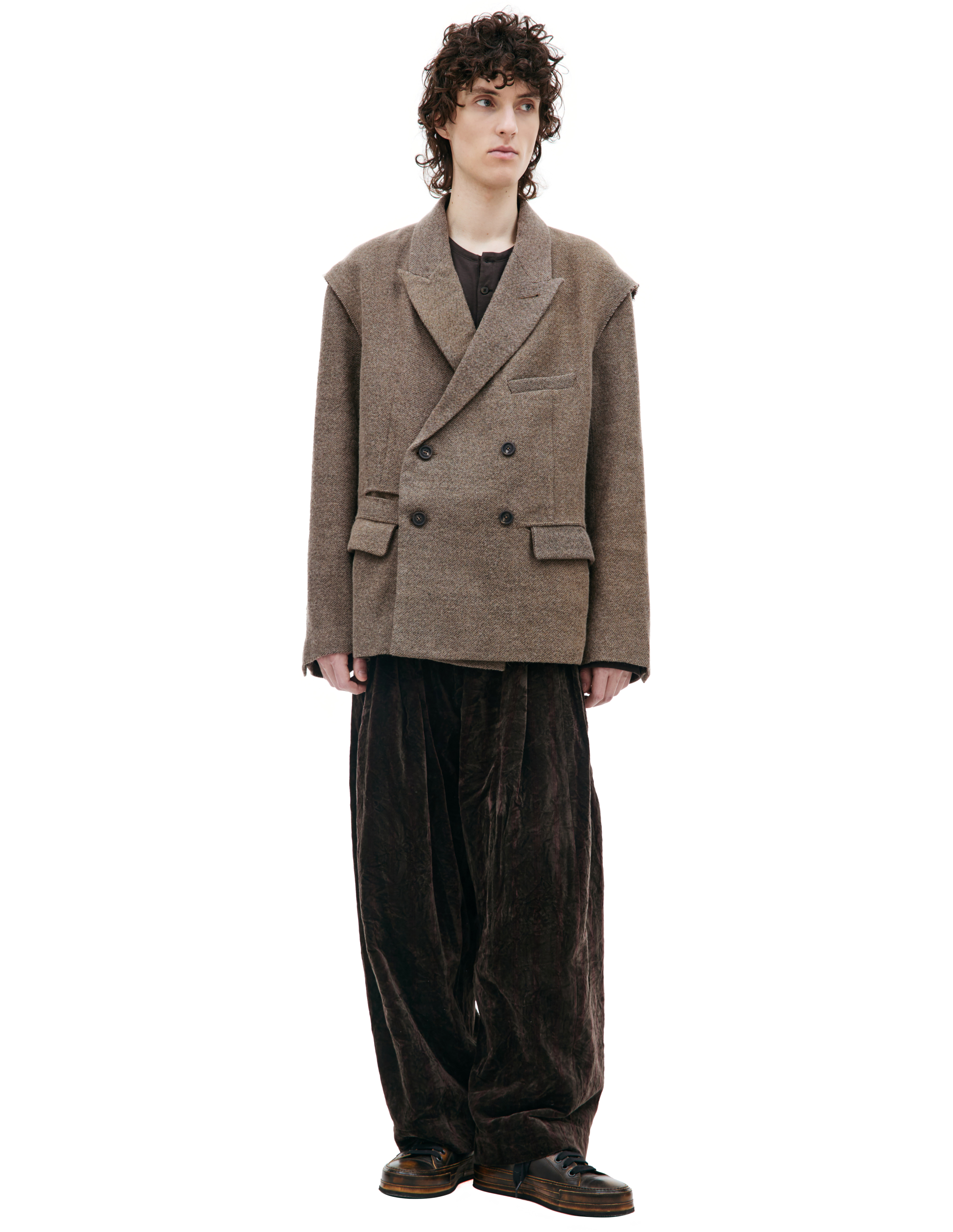 Двубортный пиджак Ziggy Chen 0M2330904, размер 48;50;52