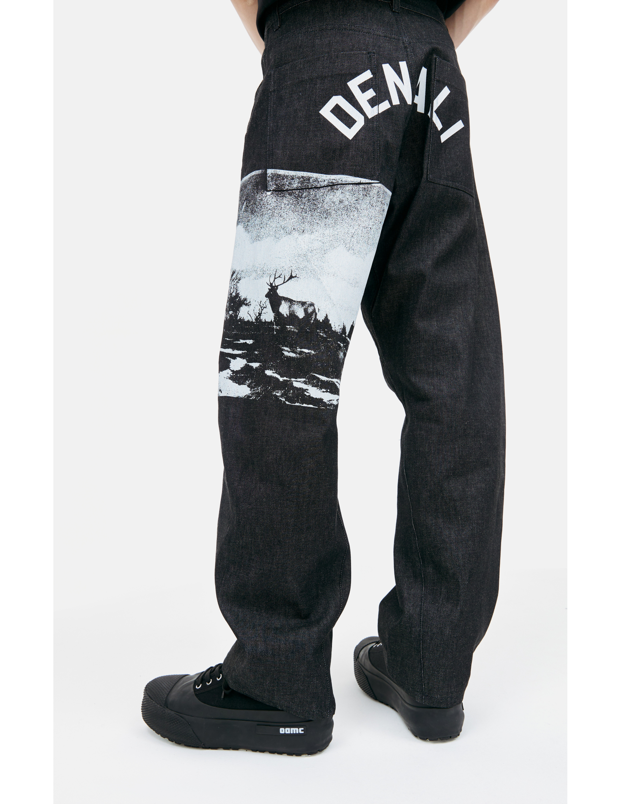 Прямые джинсы Denali с принтом OAMC 23A28OAY15B/COT00900/005, размер 30;32 23A28OAY15B/COT00900/005 - фото 4