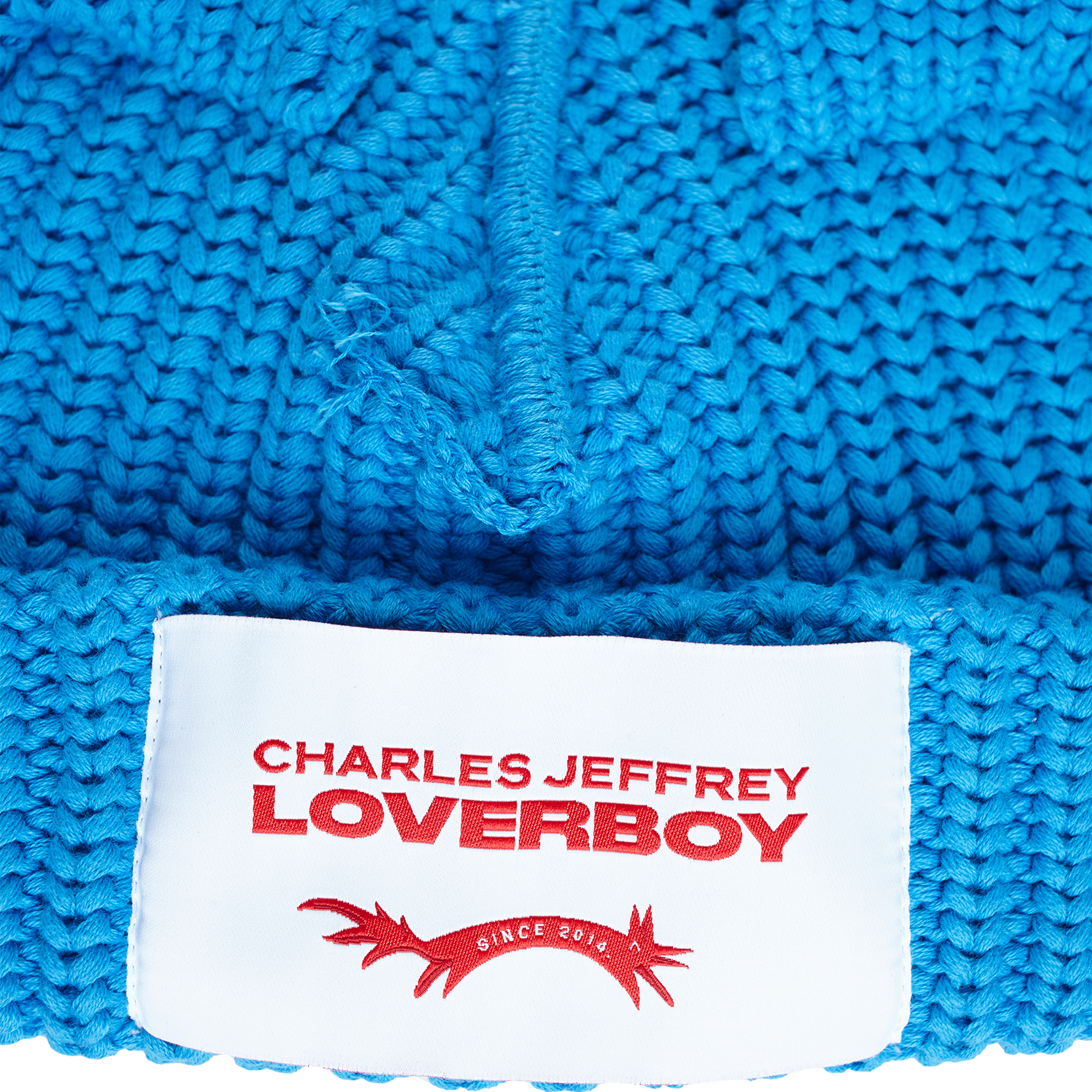 Вязаная шапка с короткими ушами и патчем CHARLES JEFFREY LOVERBOY 043130401, размер One Size - фото 5