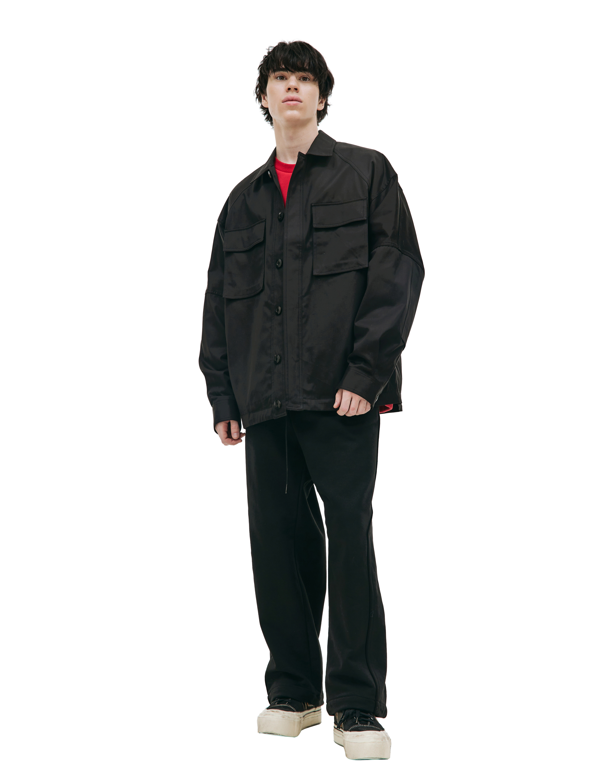 Черная куртка с накладными карманами Juun.J JC3111PV15, размер 50;52 - фото 4