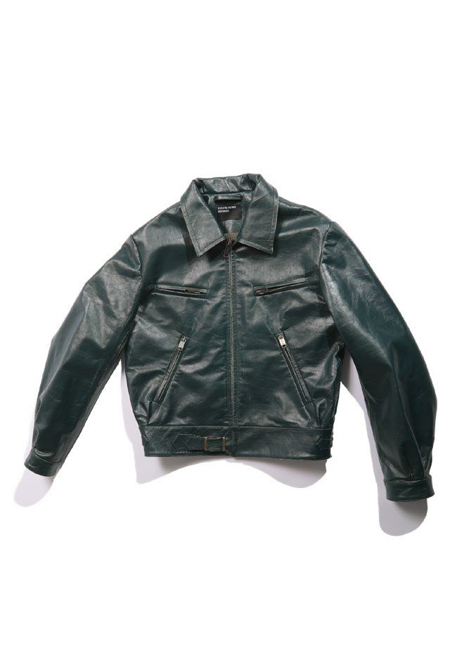 Кожаная куртка на молнии 638600₽