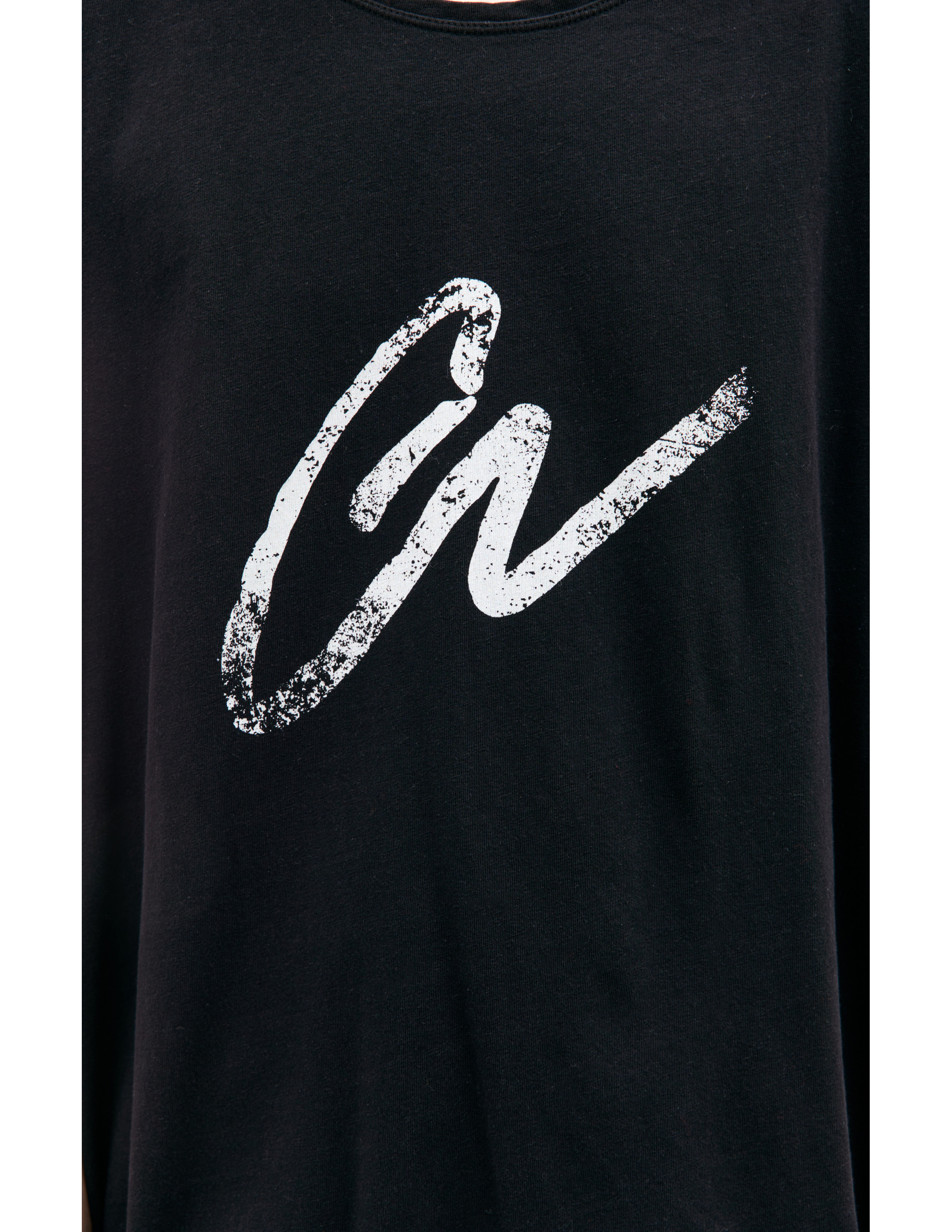 Черная футболка  с логотипом Greg Lauren GM143, размер 4;5 - фото 4
