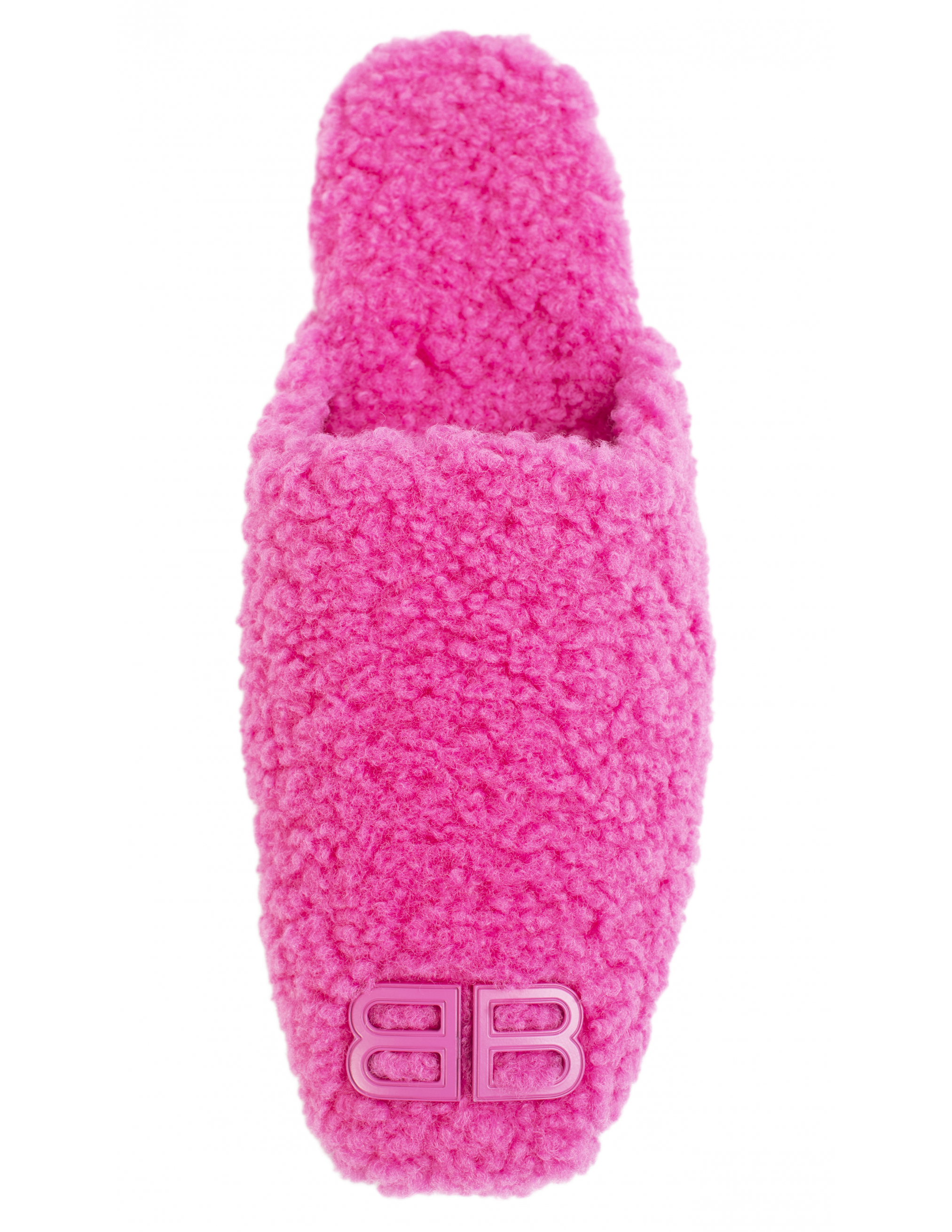 Пушистые мюли ВВ розового цвета Balenciaga 671273/W2EJ2/5002, размер 41;40;38;37;36
