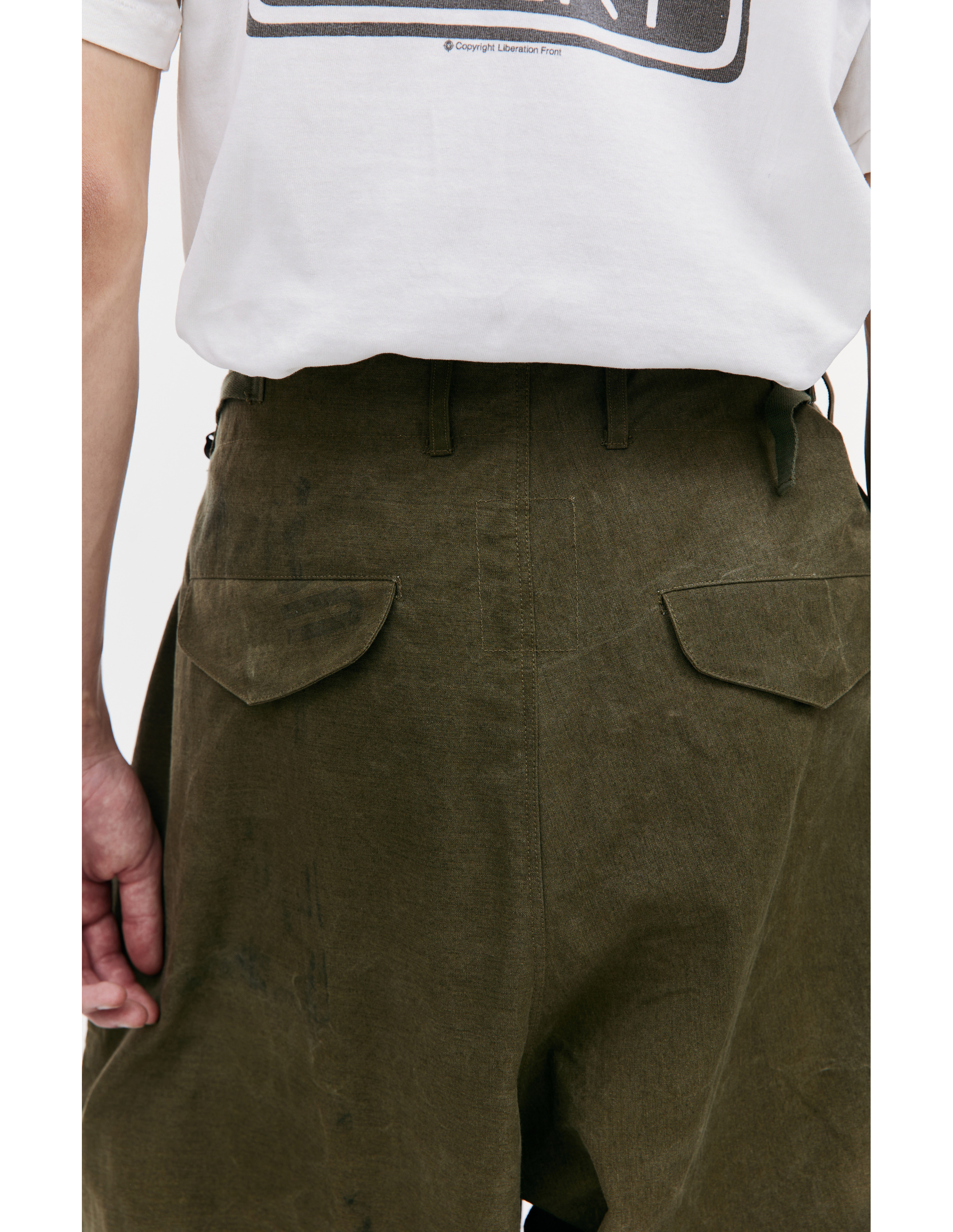 Широкие брюки-карго Readymade RE-CO-KH-00-00-238, размер 4 - фото 8