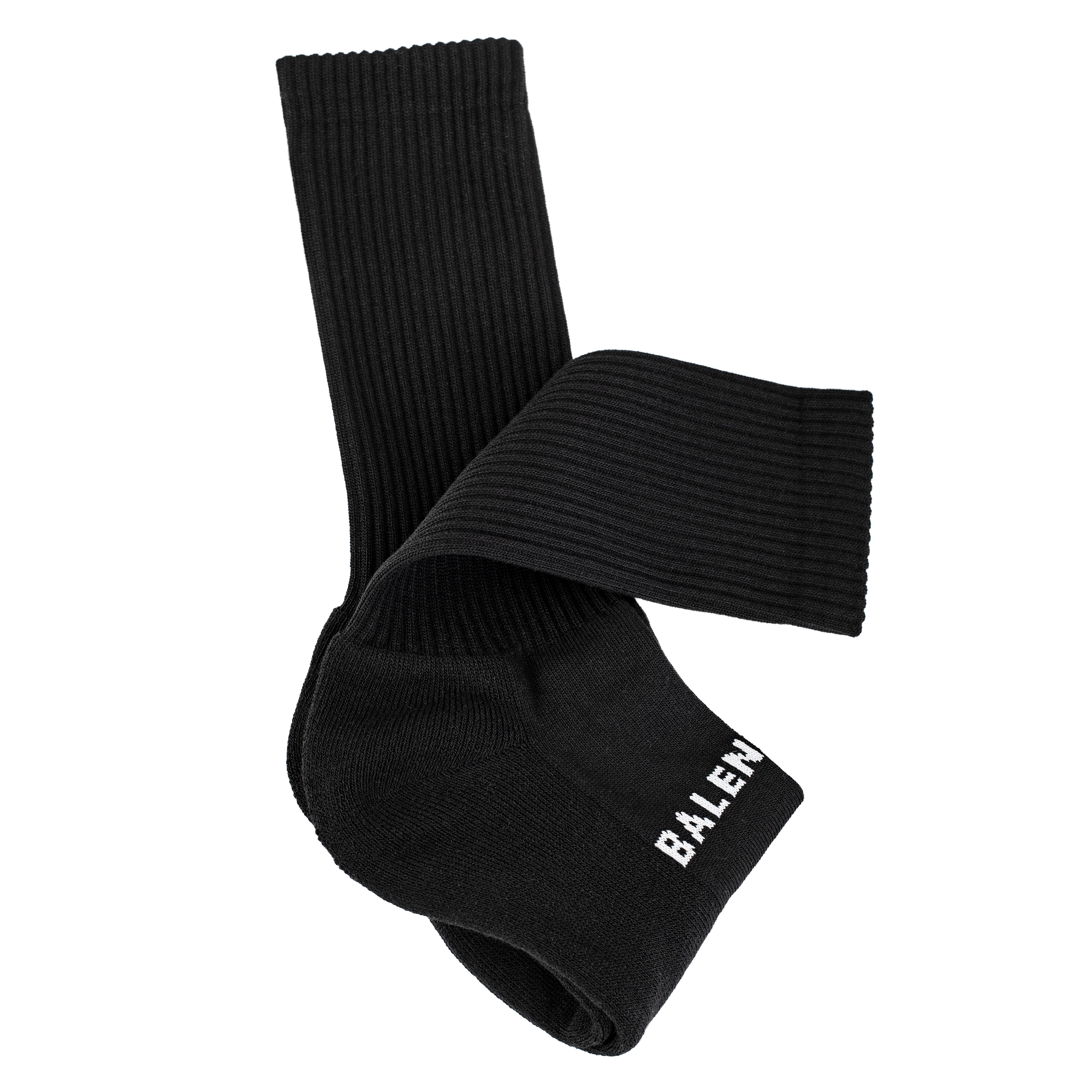 Черные носки с логотипом Balenciaga 675304/472B4/1077, размер XL;L