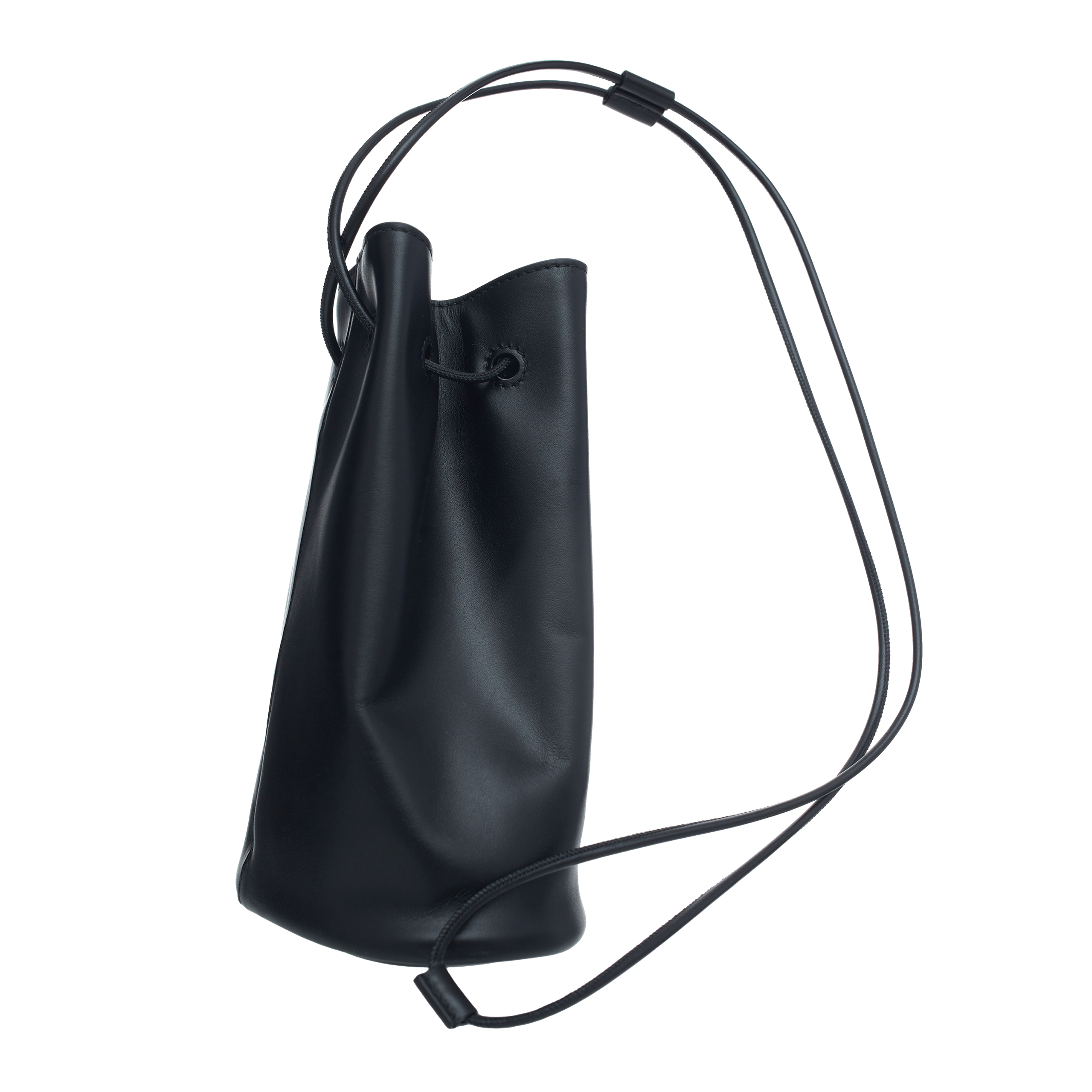 Кожаная сумка-ведро с завязками Jil Sander J25WG0009/P5995/001, размер One Size J25WG0009/P5995/001 - фото 3