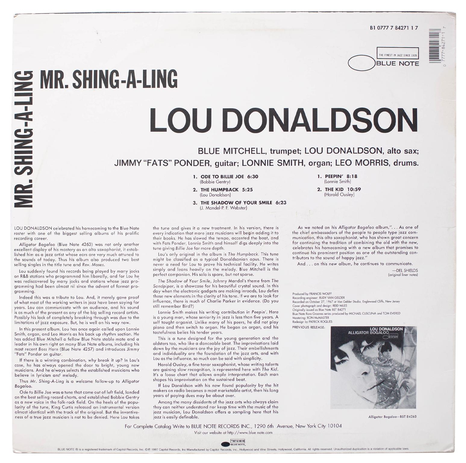 Винил Lou Donaldson - Mr.Shing-a-Ling Вид№2