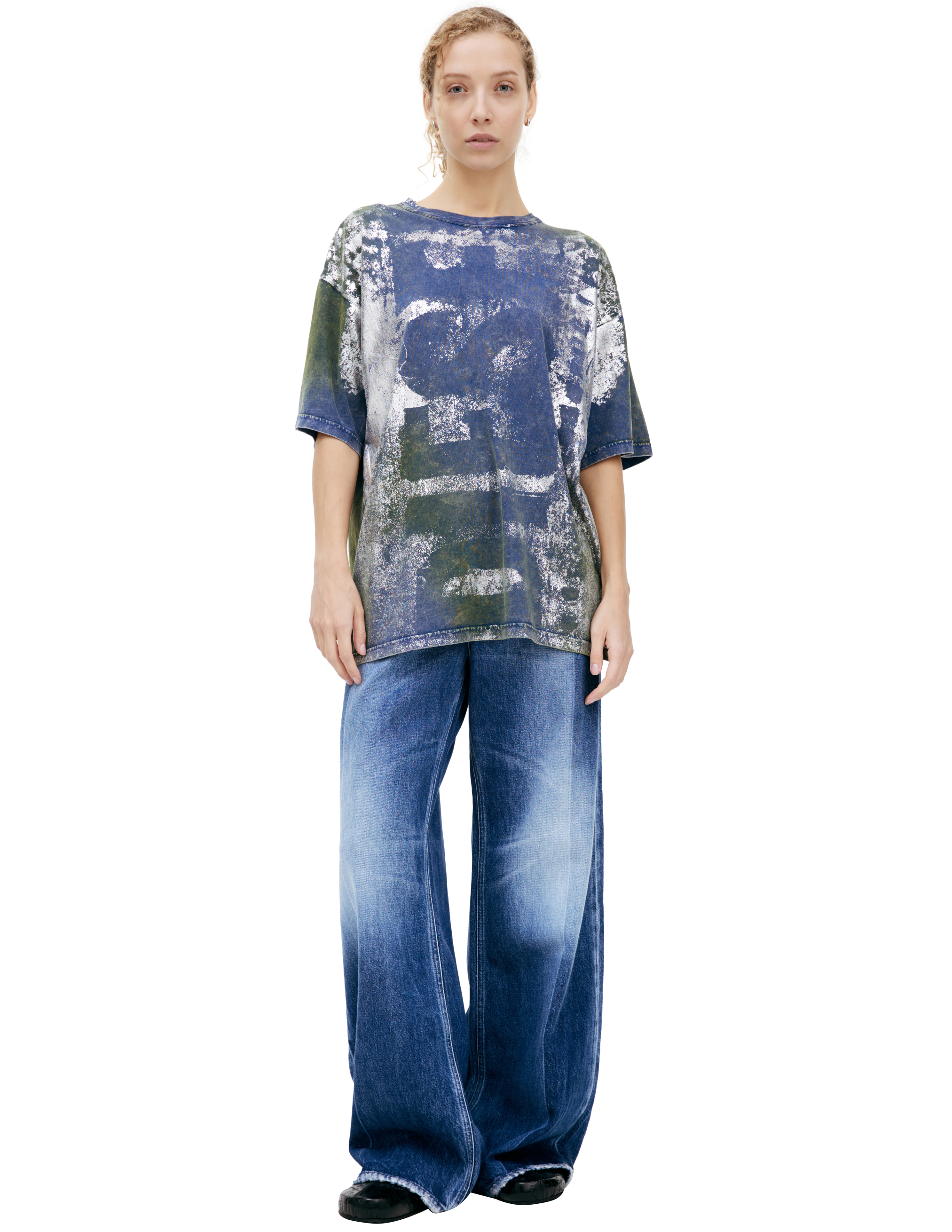 Хлопковая футболка с логотипом 16590₽