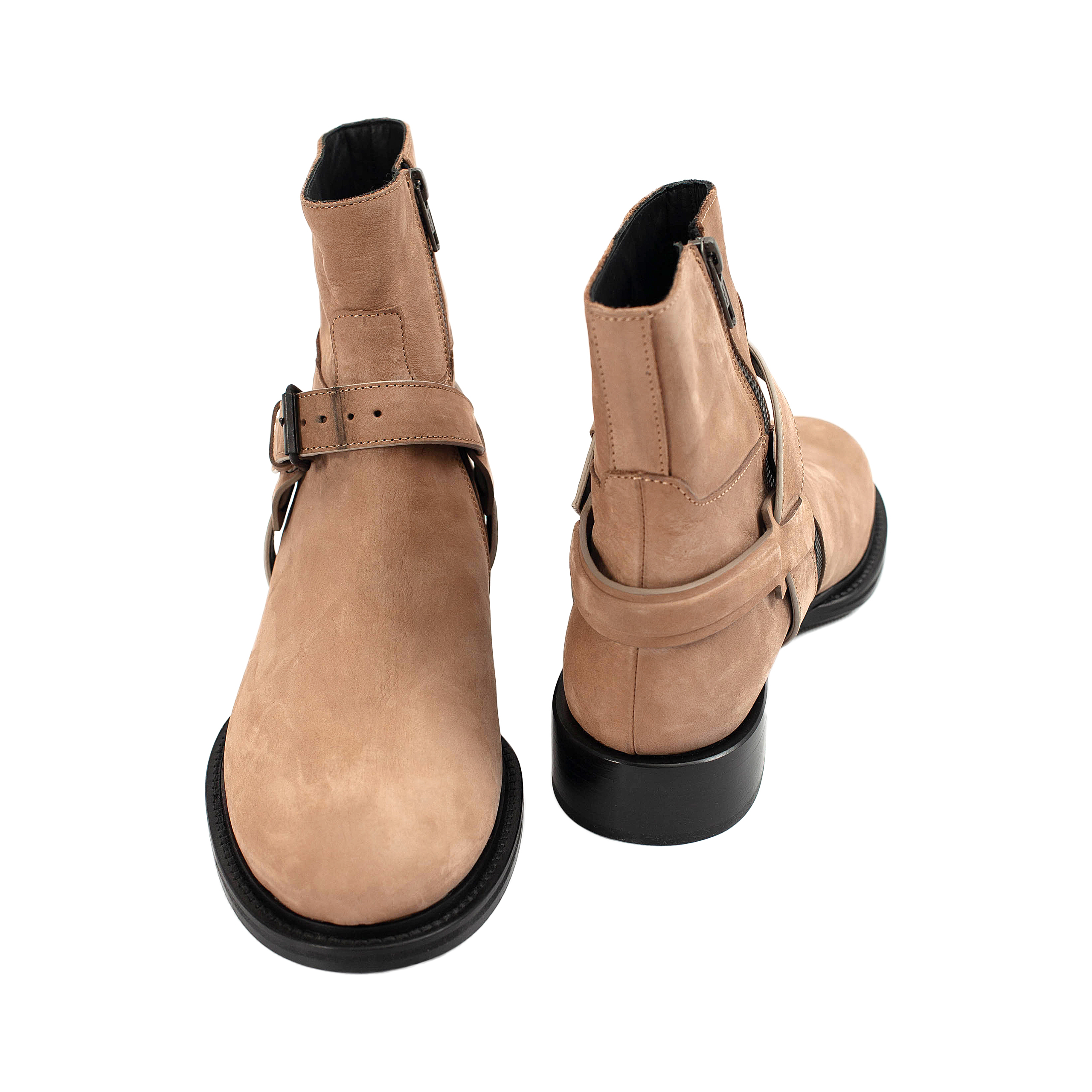 Бежевые ботинки из нубука Ann Demeulemeester 1802-2812-P-365-070, размер sm;sm;sm;sm;sm - фото 4