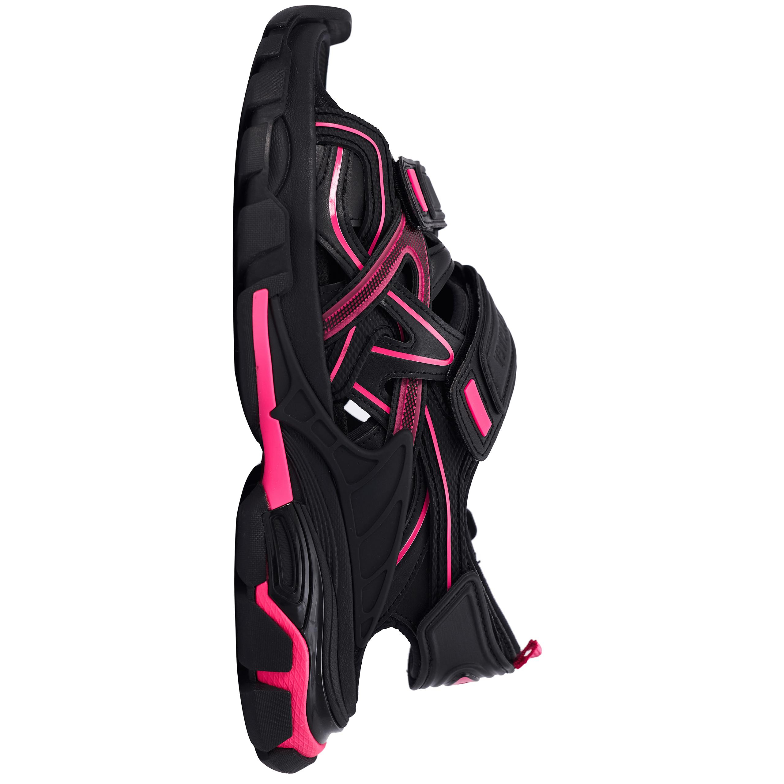 Черно-розовые сандалии Track Balenciaga 617543/W3AJ1/1050, размер 37 617543/W3AJ1/1050 - фото 1