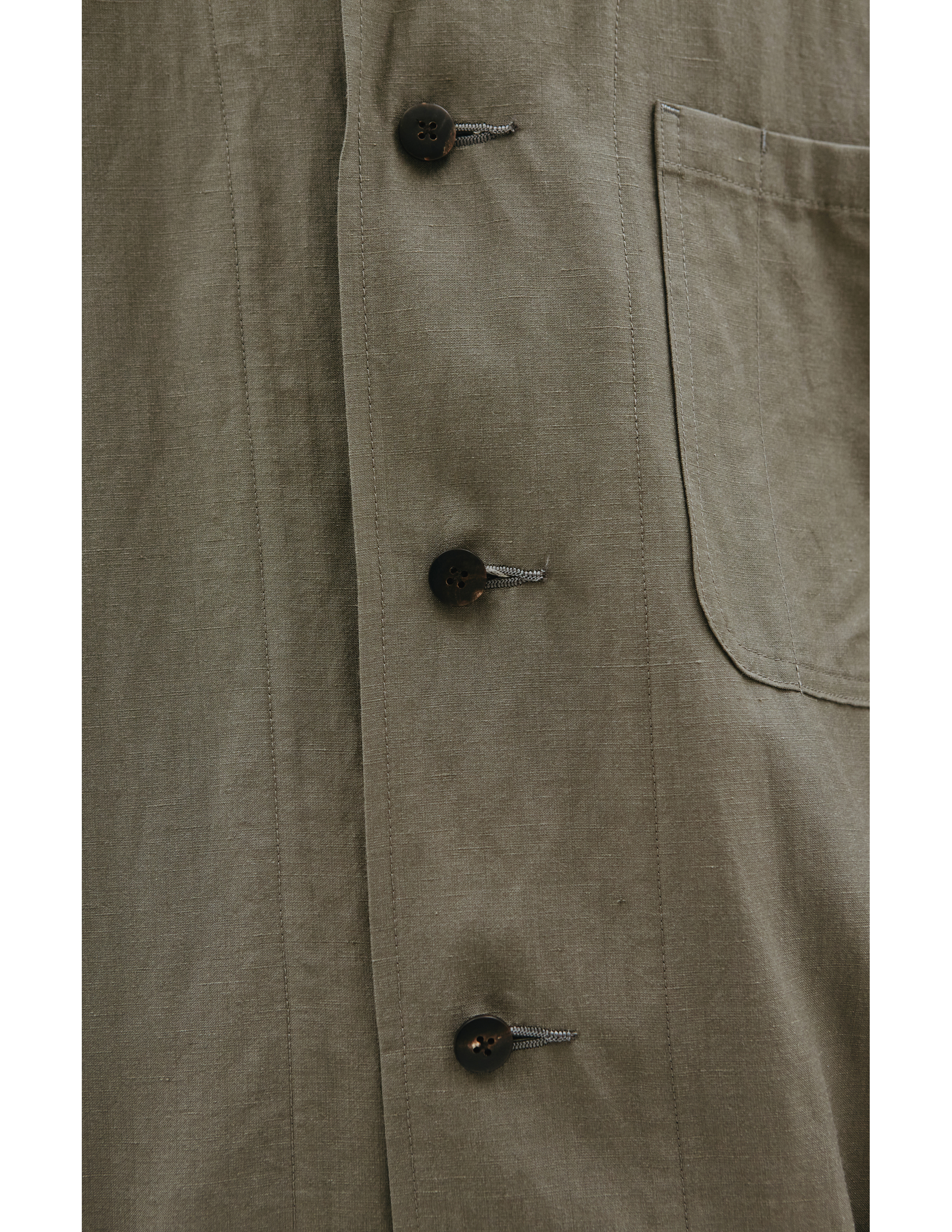 Пальто Laboratory с накладными карманами visvim 0122105013010/olv, размер 5 0122105013010/olv - фото 6