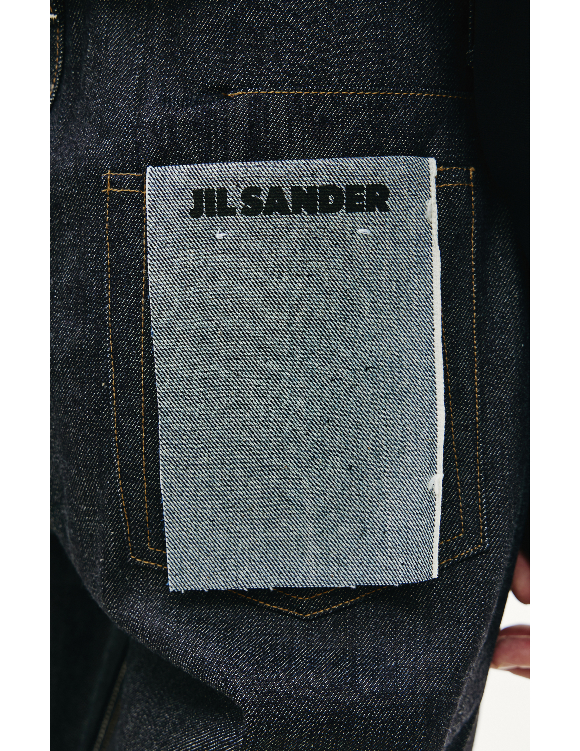 Прямые джинсы с патчем Jil Sander J23KA0102/J45041/405/ss24, размер 32;34;36;30;31;32;31 J23KA0102/J45041/405/ss24 - фото 4