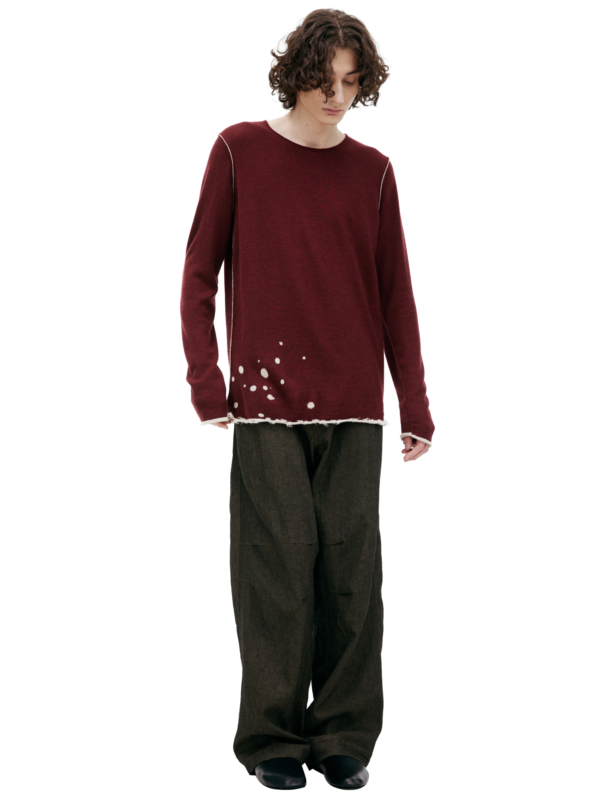 Свитер с эффектом краски 126500₽