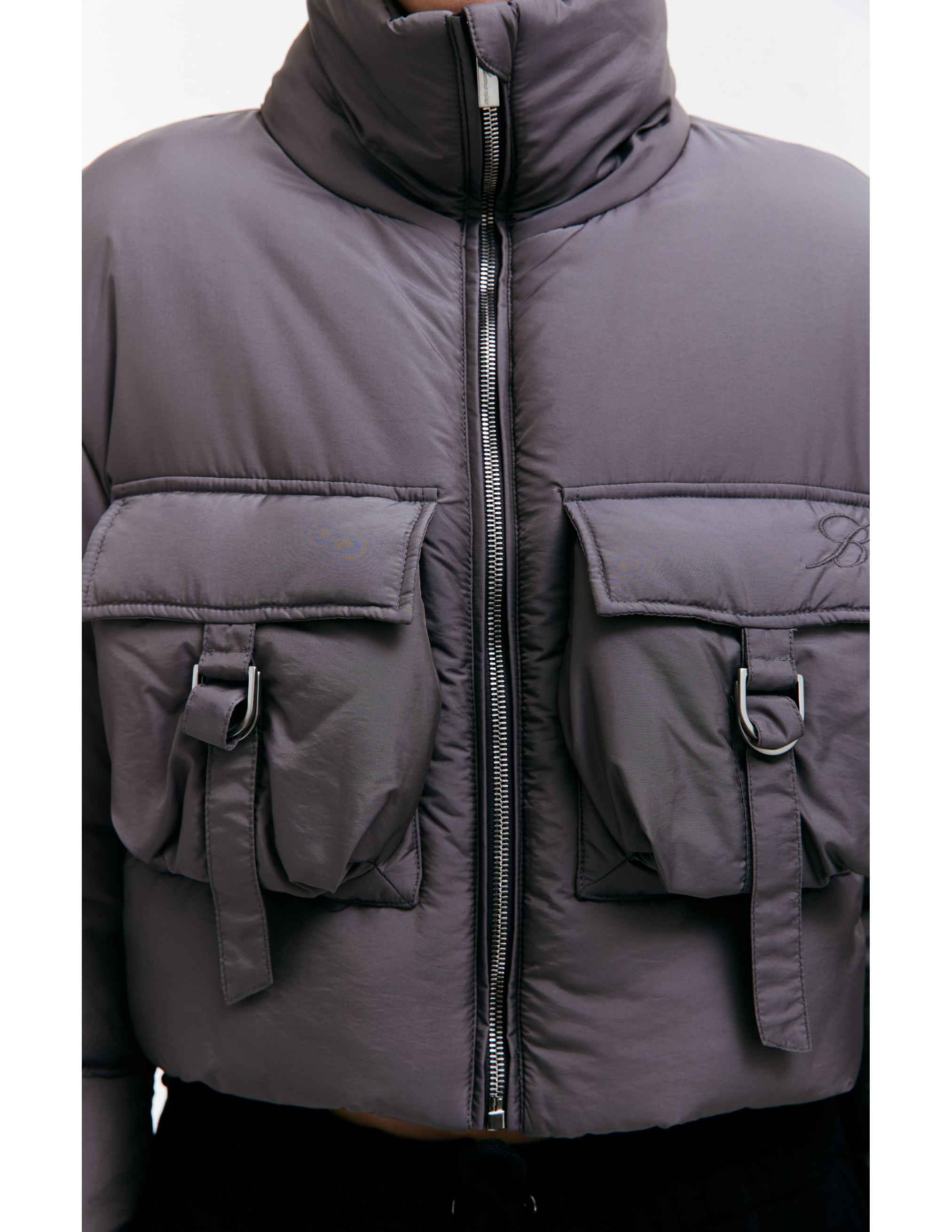 Укороченная куртка с накладными карманами Blumarine A32/2S063A/N0966, размер 42 A32/2S063A/N0966 - фото 5