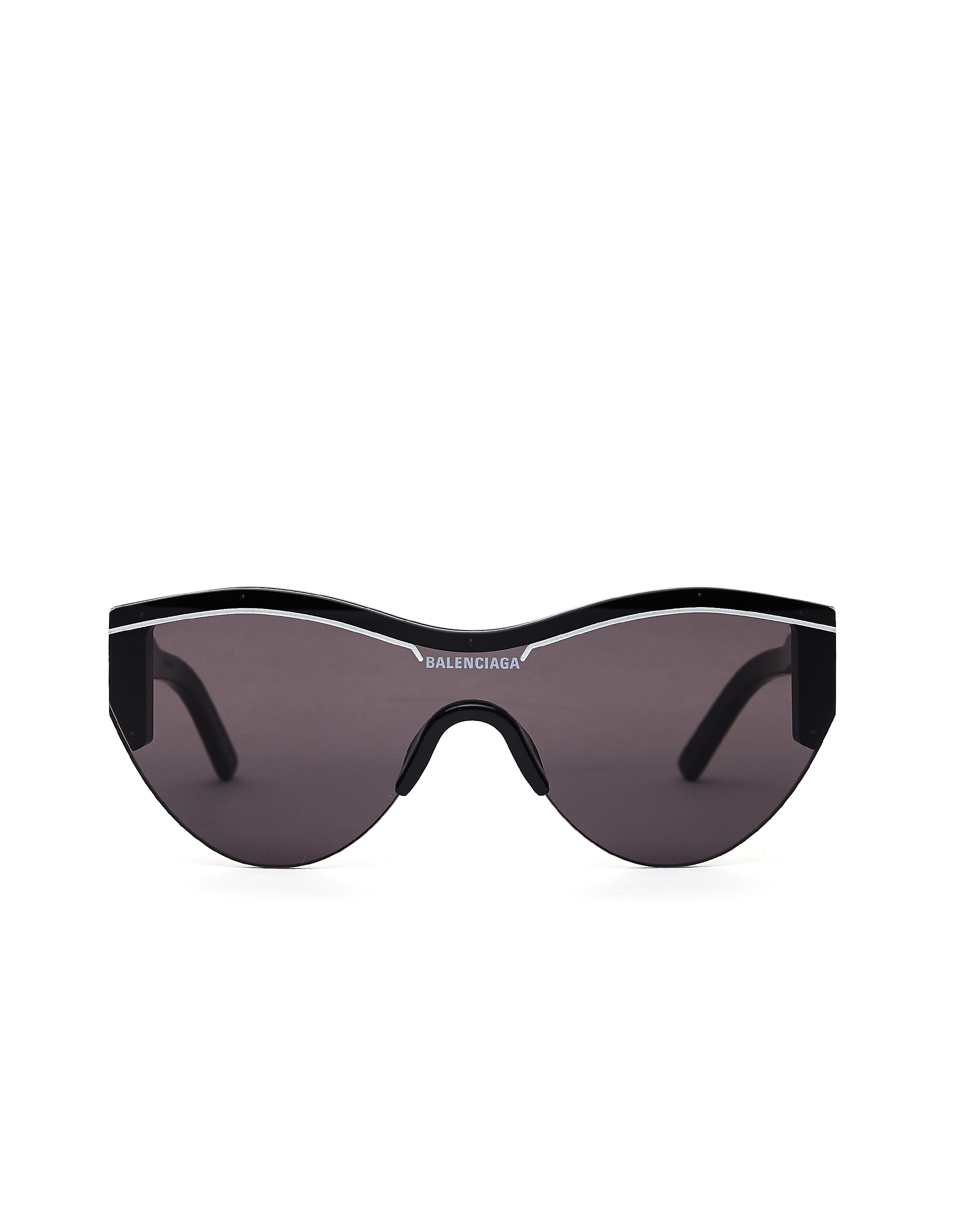 Черные очки Ski Cat Balenciaga 570484/T0001/1000, размер One Size 570484/T0001/1000 - фото 2
