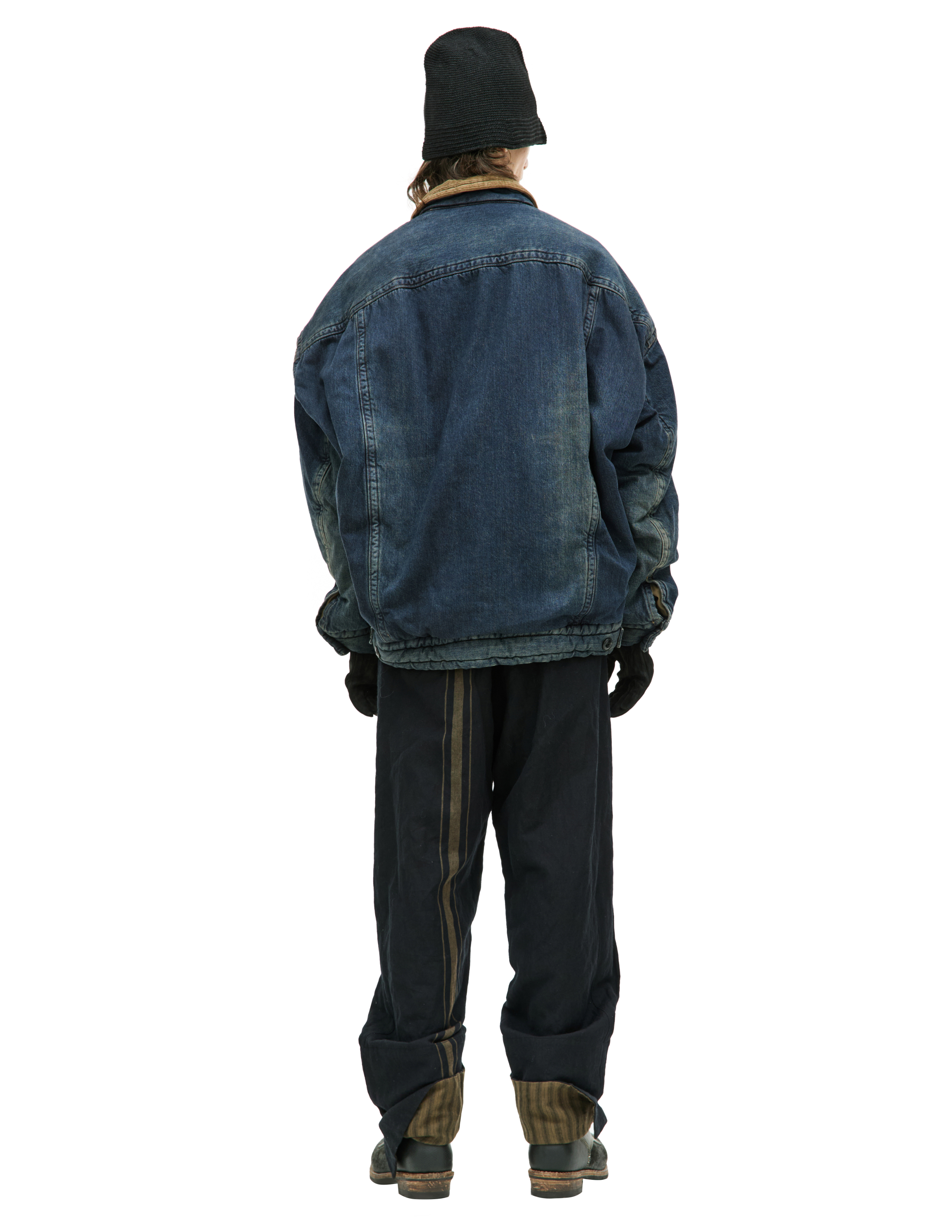 Утепленная джинсовая куртка Maison Mihara Yasuhiro A11BL023, размер 48 - фото 4