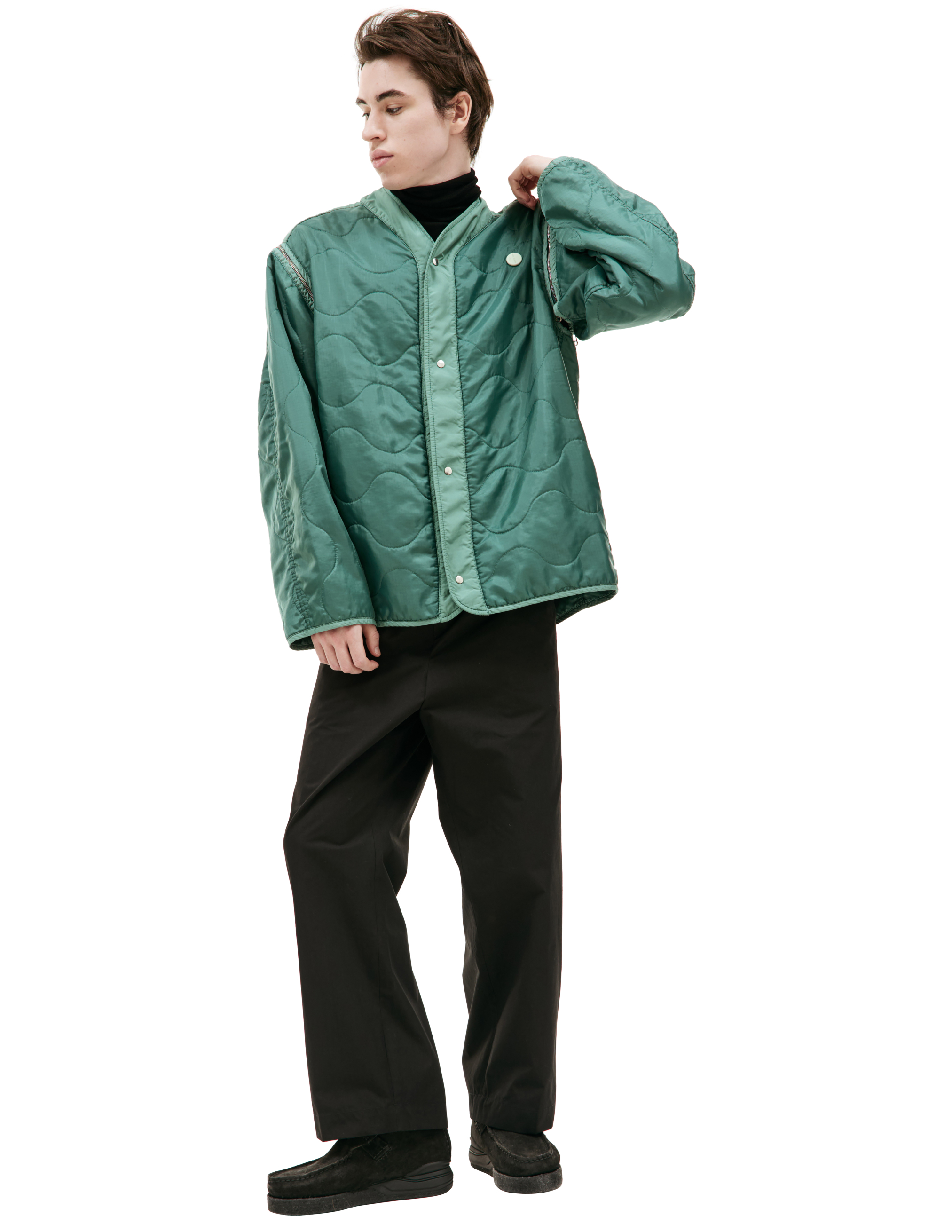 Стеганая куртка Re:Work с рукавами на молнии OAMC 24E28OAX14/CAPOA026/300, размер L;XL
