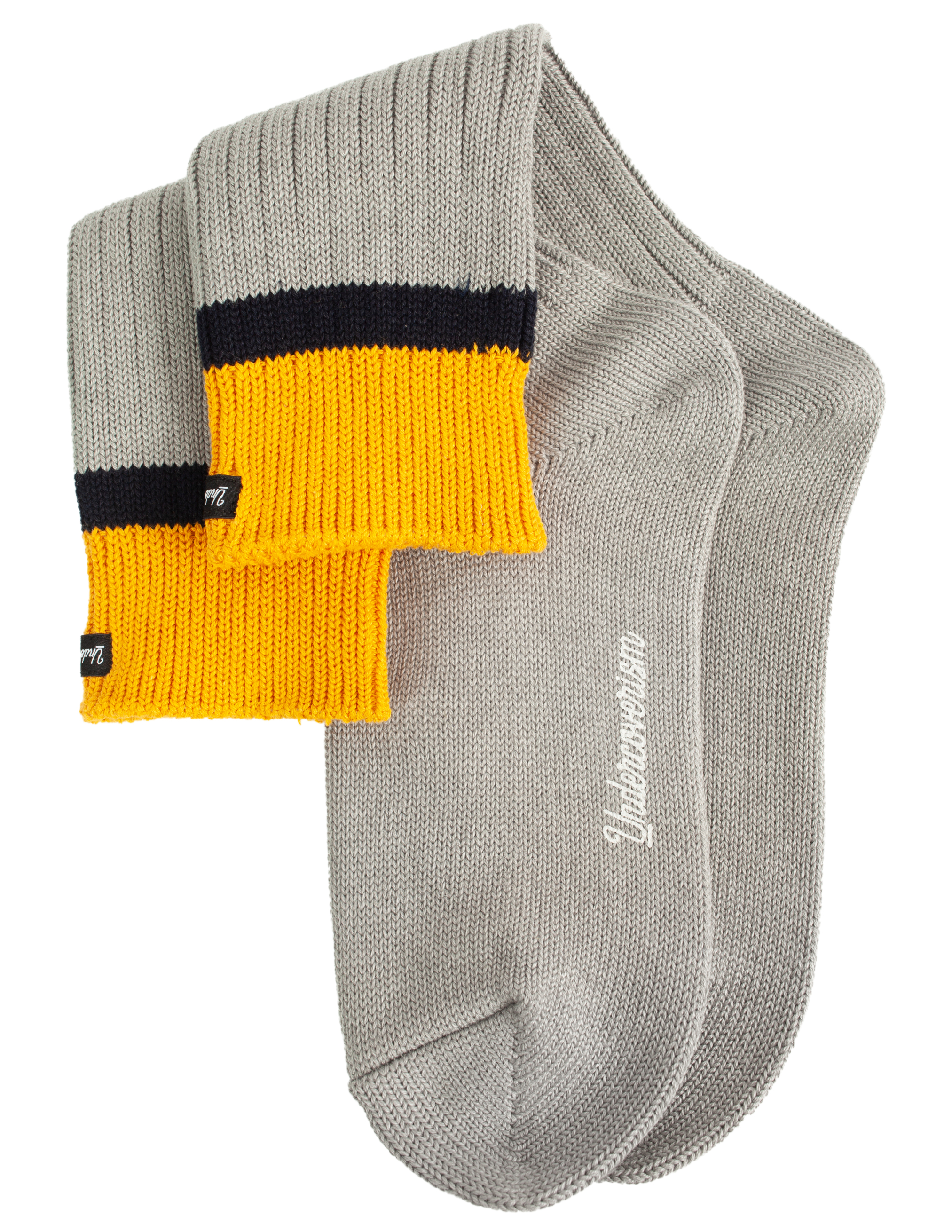 Серые носки с нашивкой Undercover UI1B4L01/gray, размер One Size UI1B4L01/gray - фото 2
