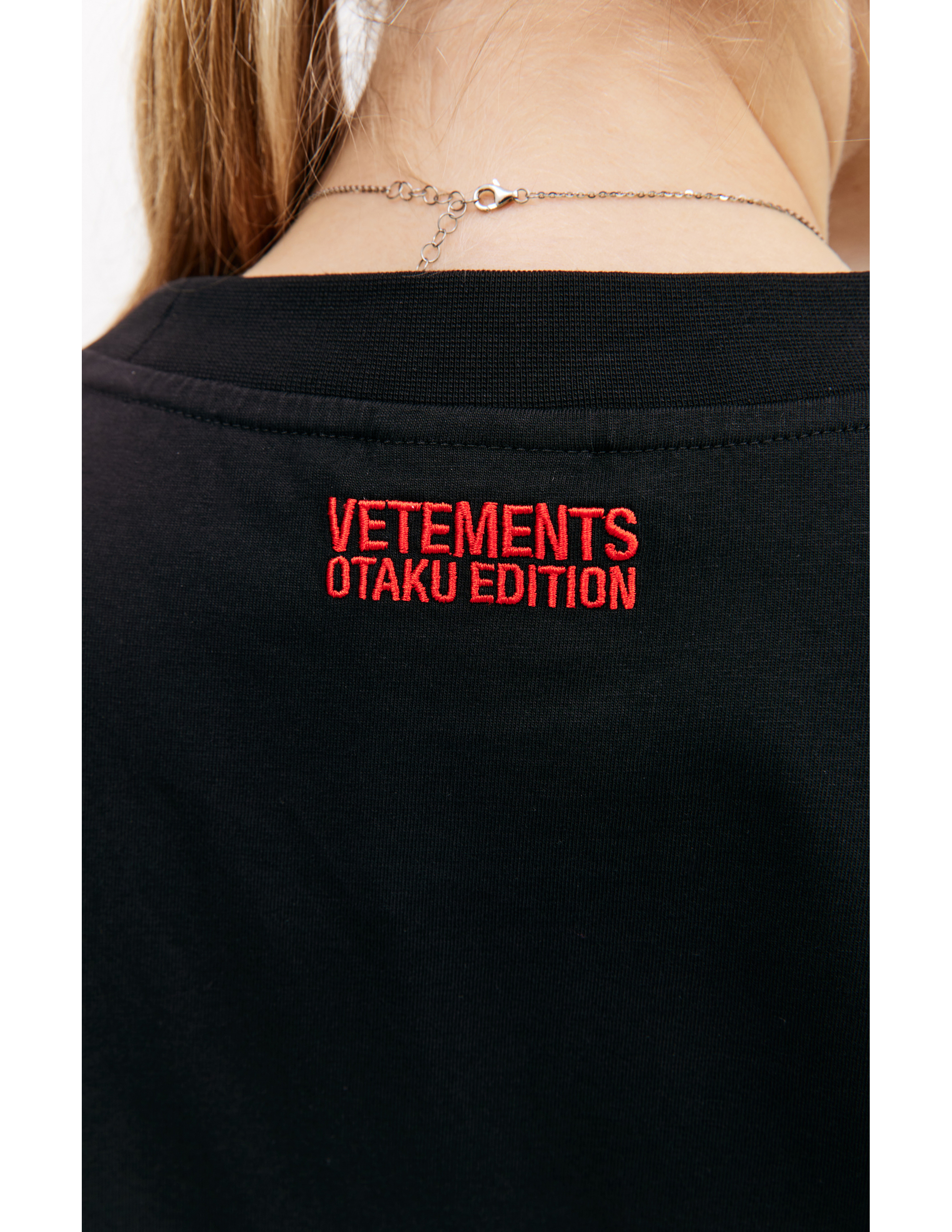 Оверсайз футболка с принтом ANIME FREAK VETEMENTS UE64TR210B, размер S;M;L;XL - фото 5