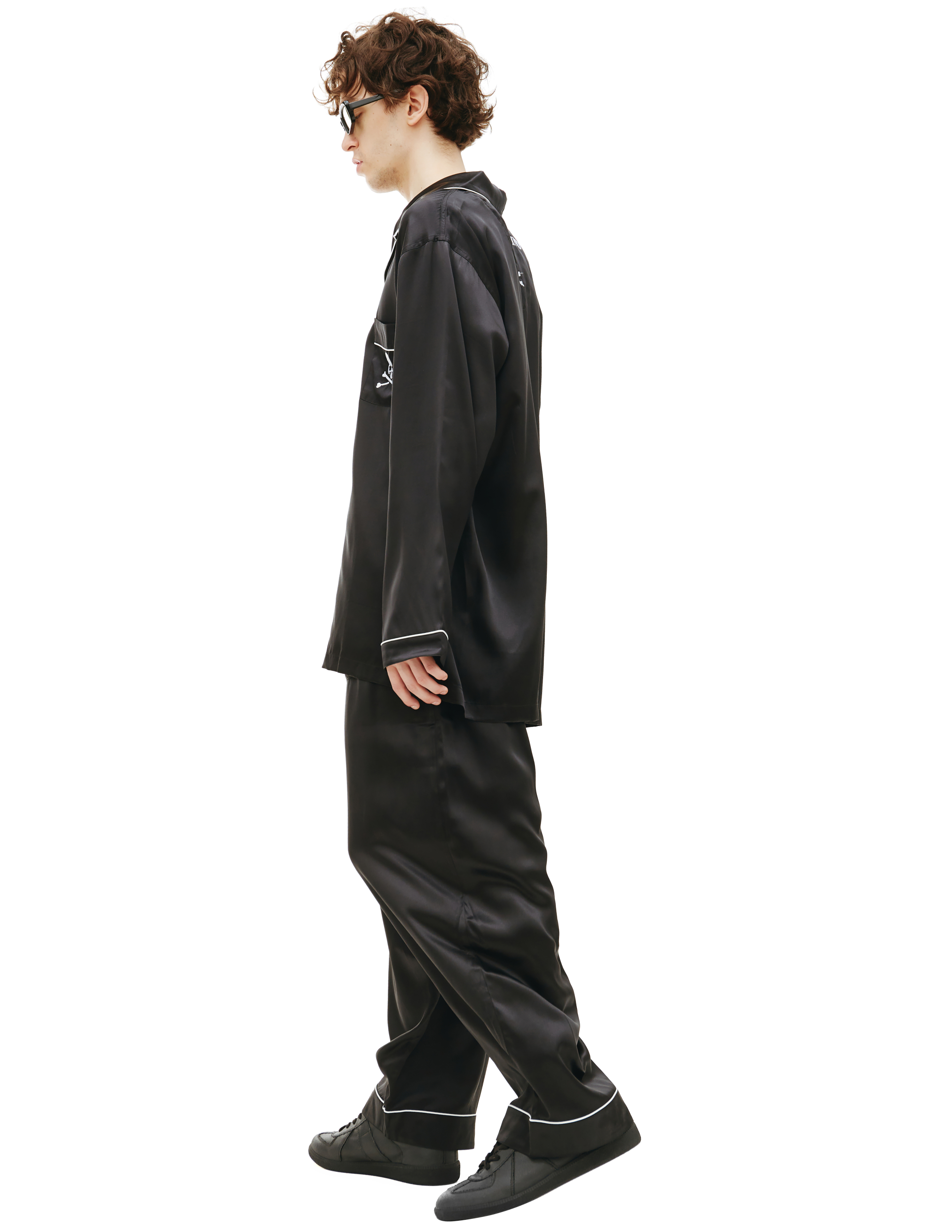 Шелковая пижама Mastermind WORLD MW22S09/PJ001, размер XL;L;M MW22S09/PJ001 - фото 2