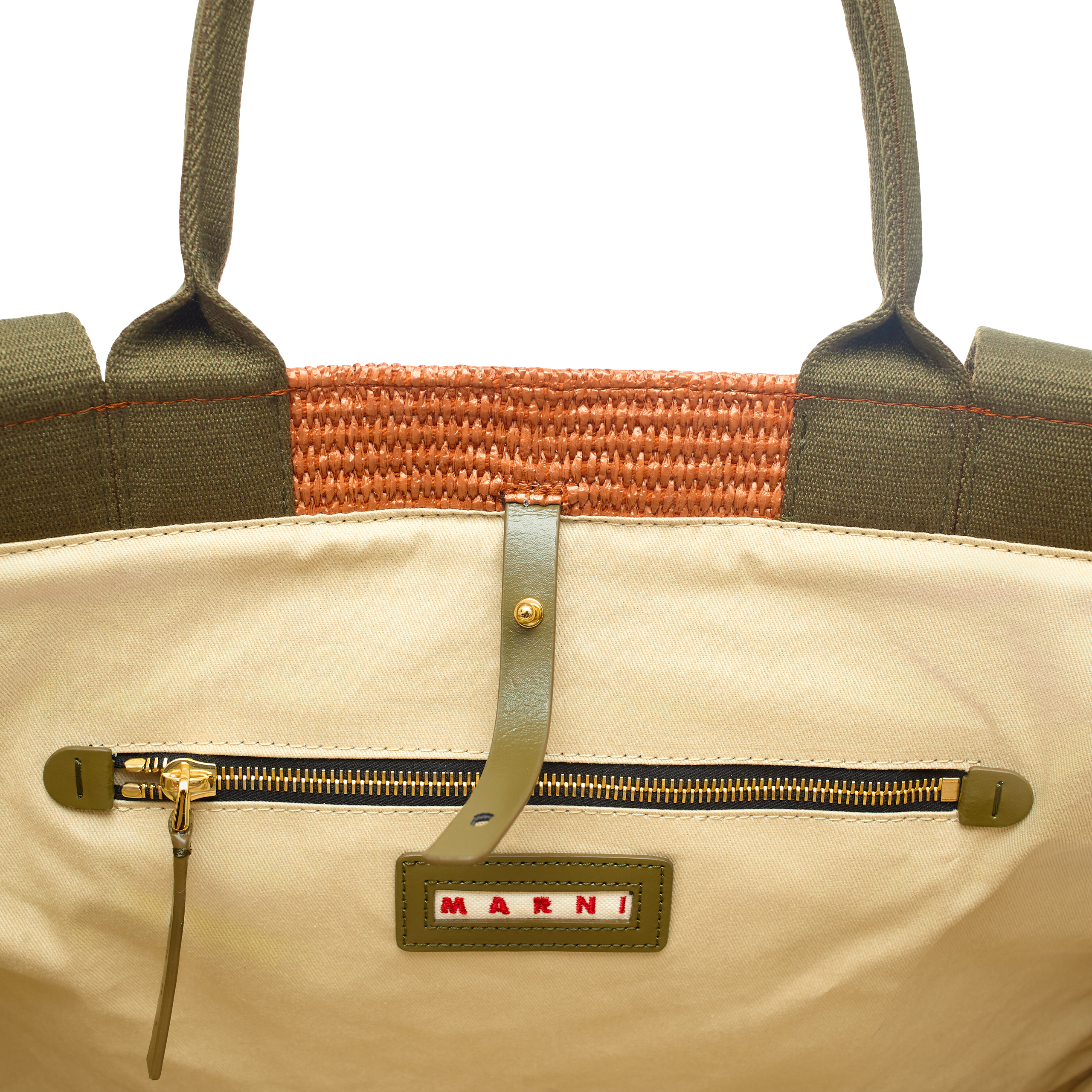 Плетенная сумка-шопер Marni SHMP0078Q0/P3860/ZO750, размер One Size SHMP0078Q0/P3860/ZO750 - фото 6