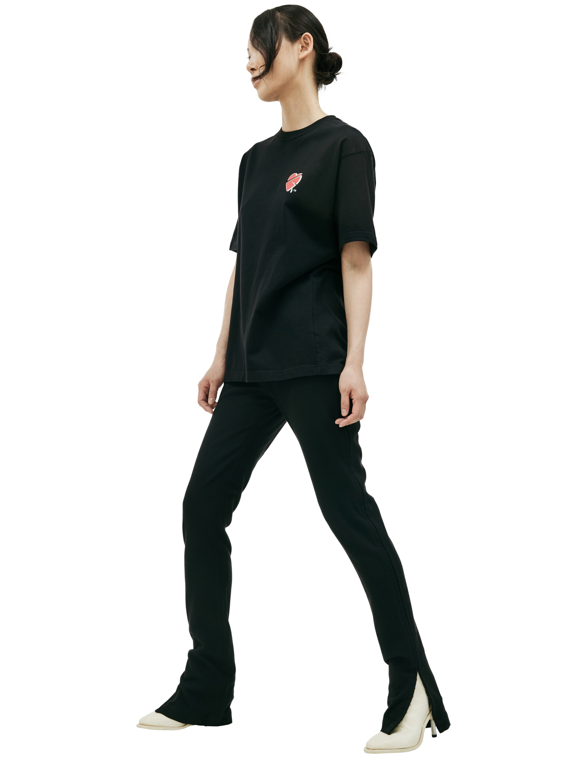 Черная футболка с принтом Undercover UC1C2802/BLACK, размер 2;3 UC1C2802/BLACK - фото 2