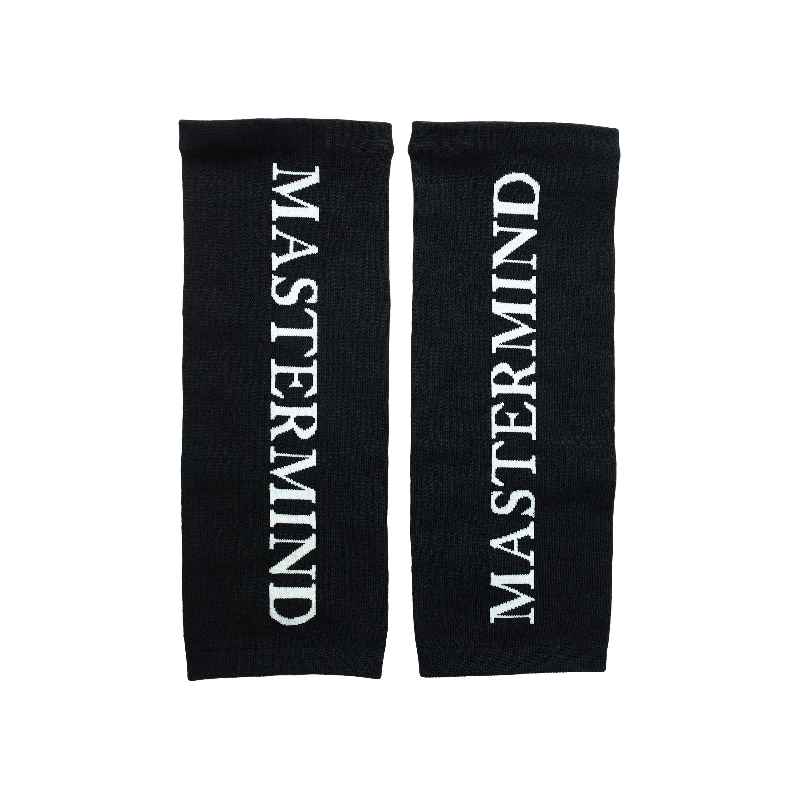 Черные перчатки с логотипом Mastermind WORLD MW24S12-AC007, размер One Size - фото 2