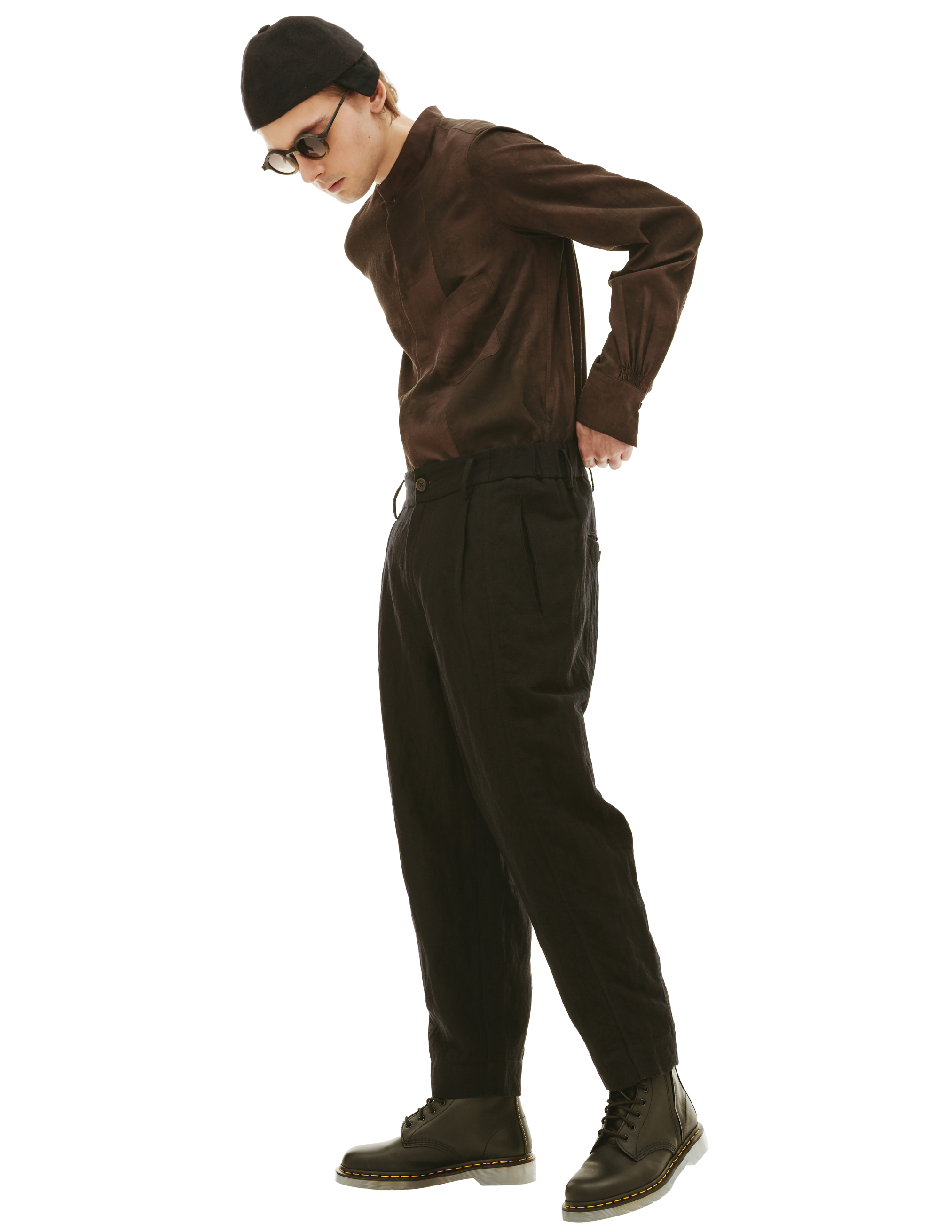 Свободные брюки с контрастной полоской Ziggy Chen 0M2230535, размер 52;50;48 - фото 2