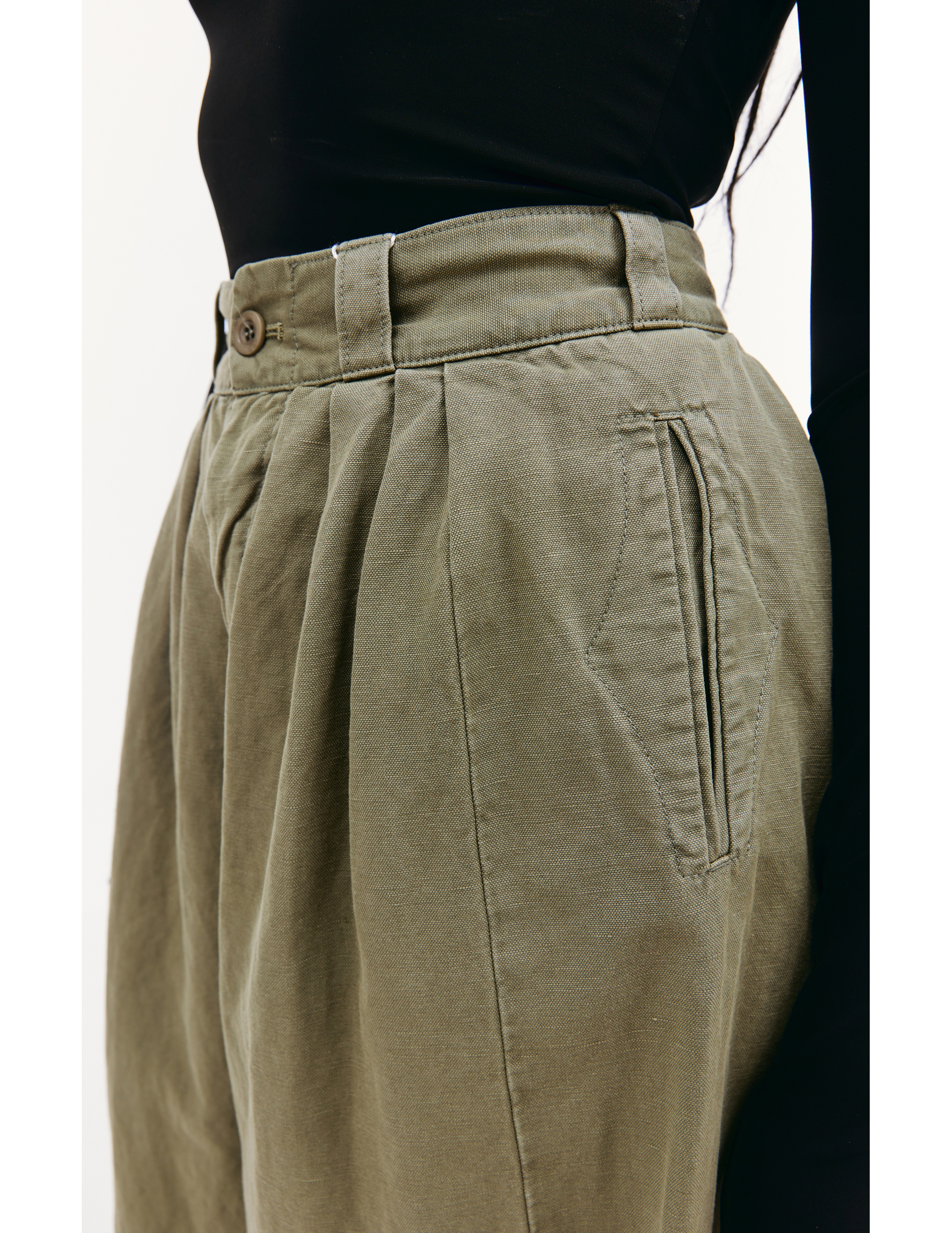 Широкие брюки с защипами Maison Margiela S50KA0628/S54760/702, размер 36;38;40;50 S50KA0628/S54760/702 - фото 5
