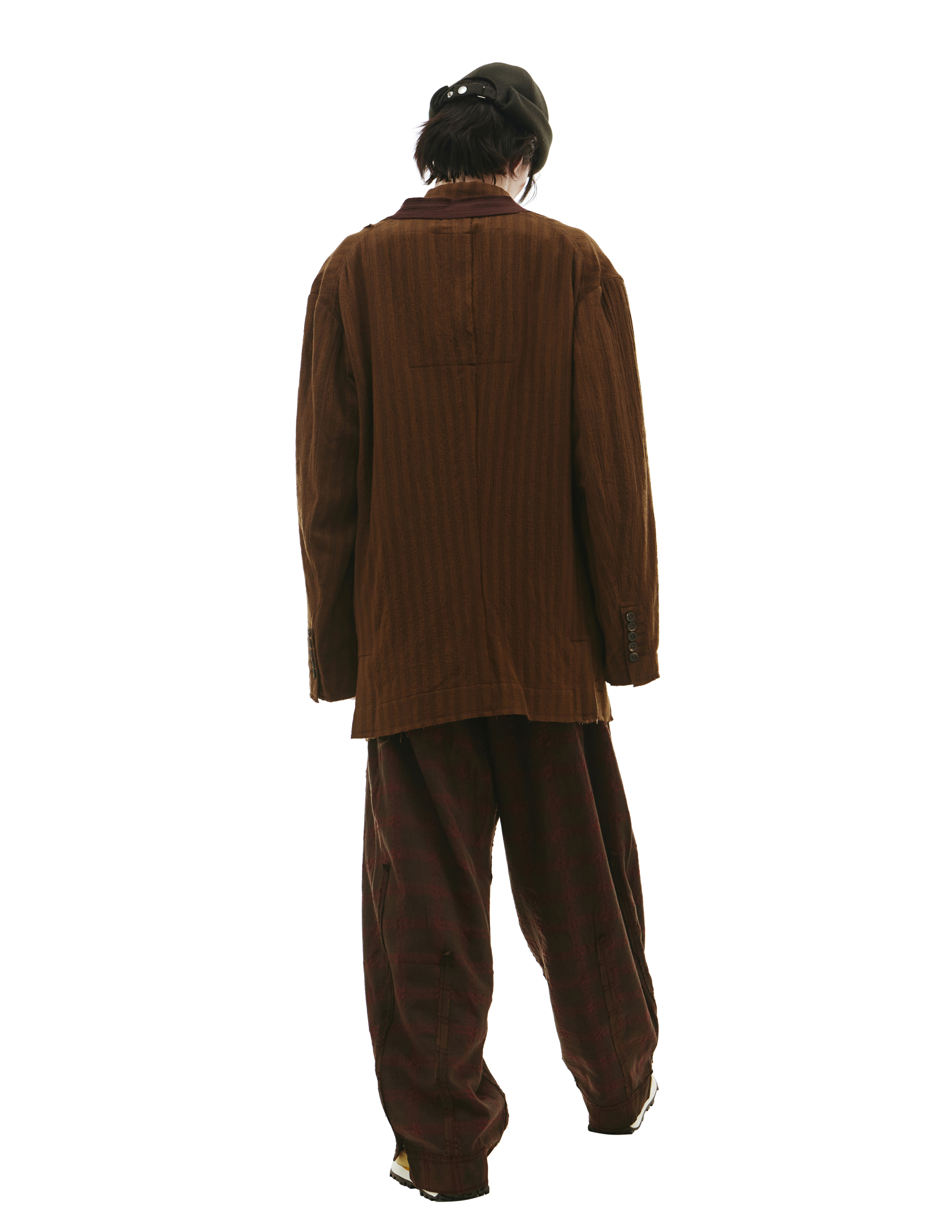 Льняной пиджак в полоску Ziggy Chen 0M2230919, размер 50 - фото 4