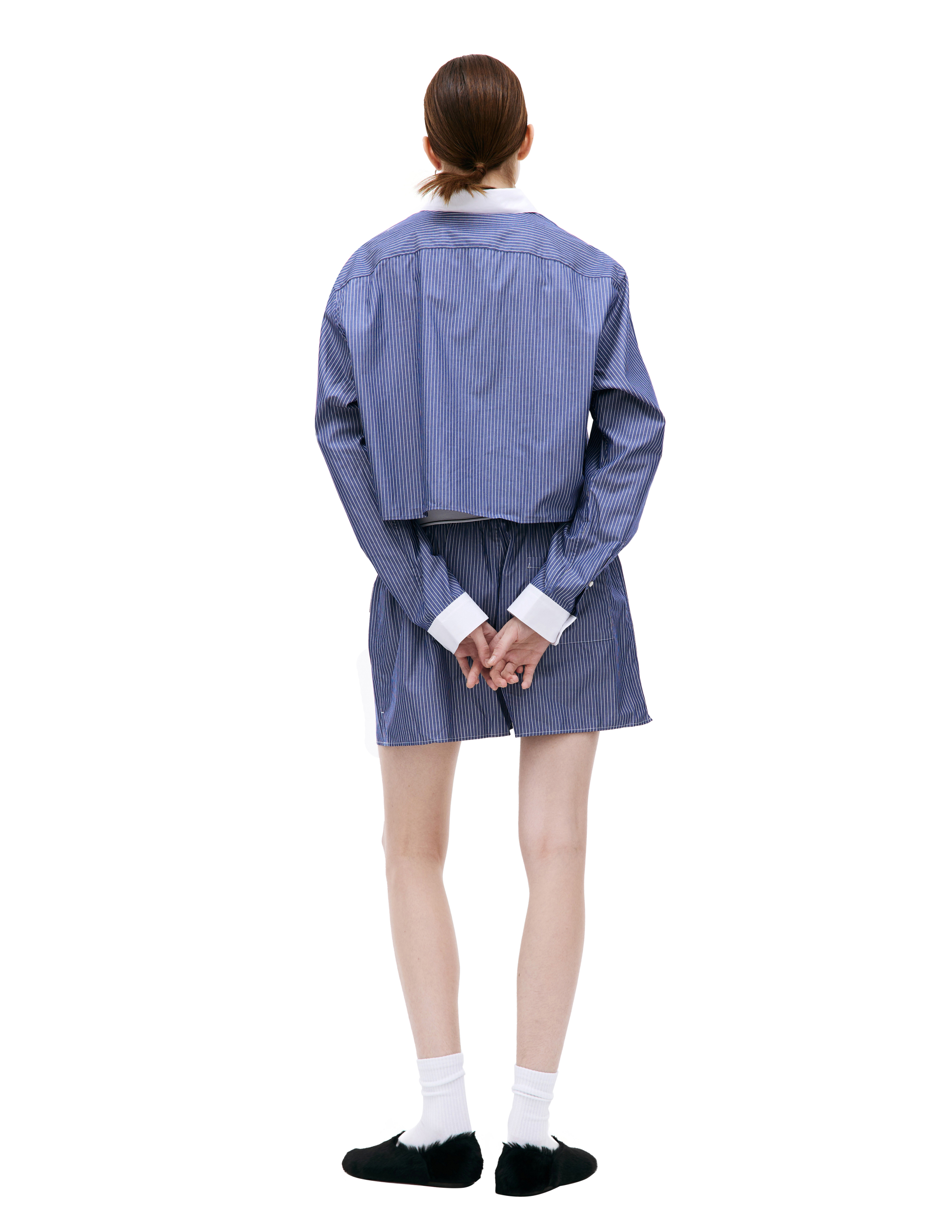 Хлопковые шорты на резинке SPORTY & RICH BOAW233BS, размер S;M;L;XL - фото 3