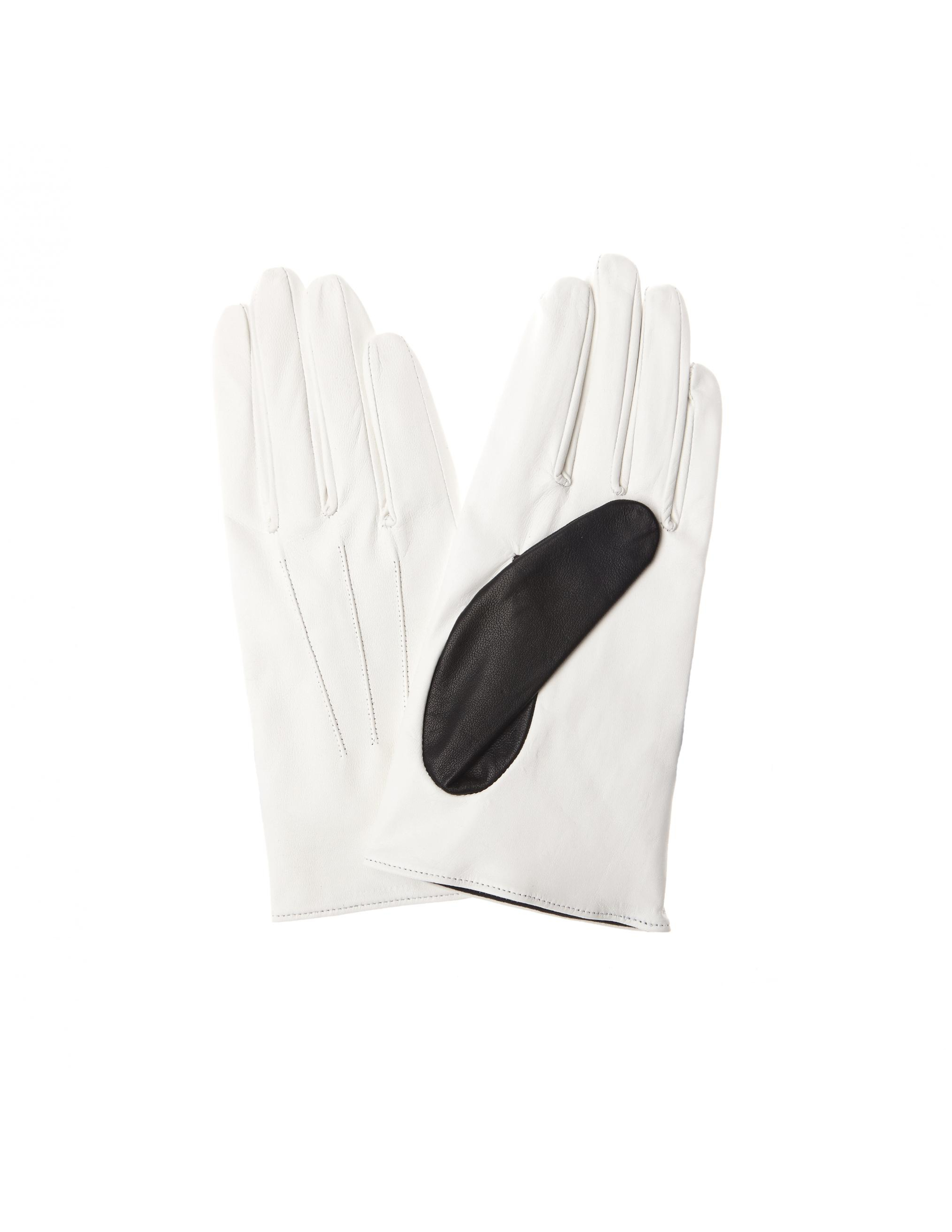 Кожаные перчатки Yohji Yamamoto FR-W01-728-1, размер sm