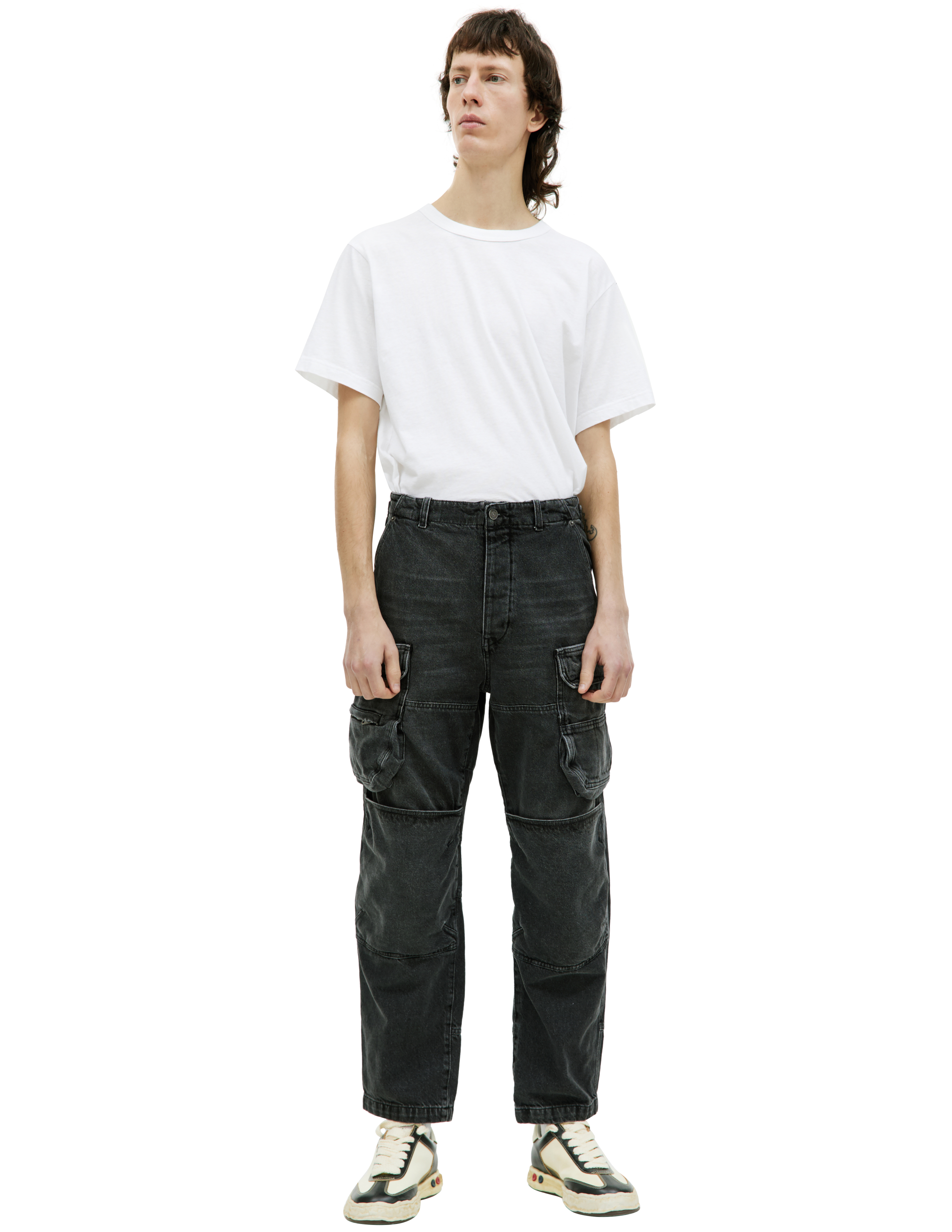 Прямые джинсы D-Fish с карманами Diesel A114190HLAA02, размер 26;28;30;38 - фото 1