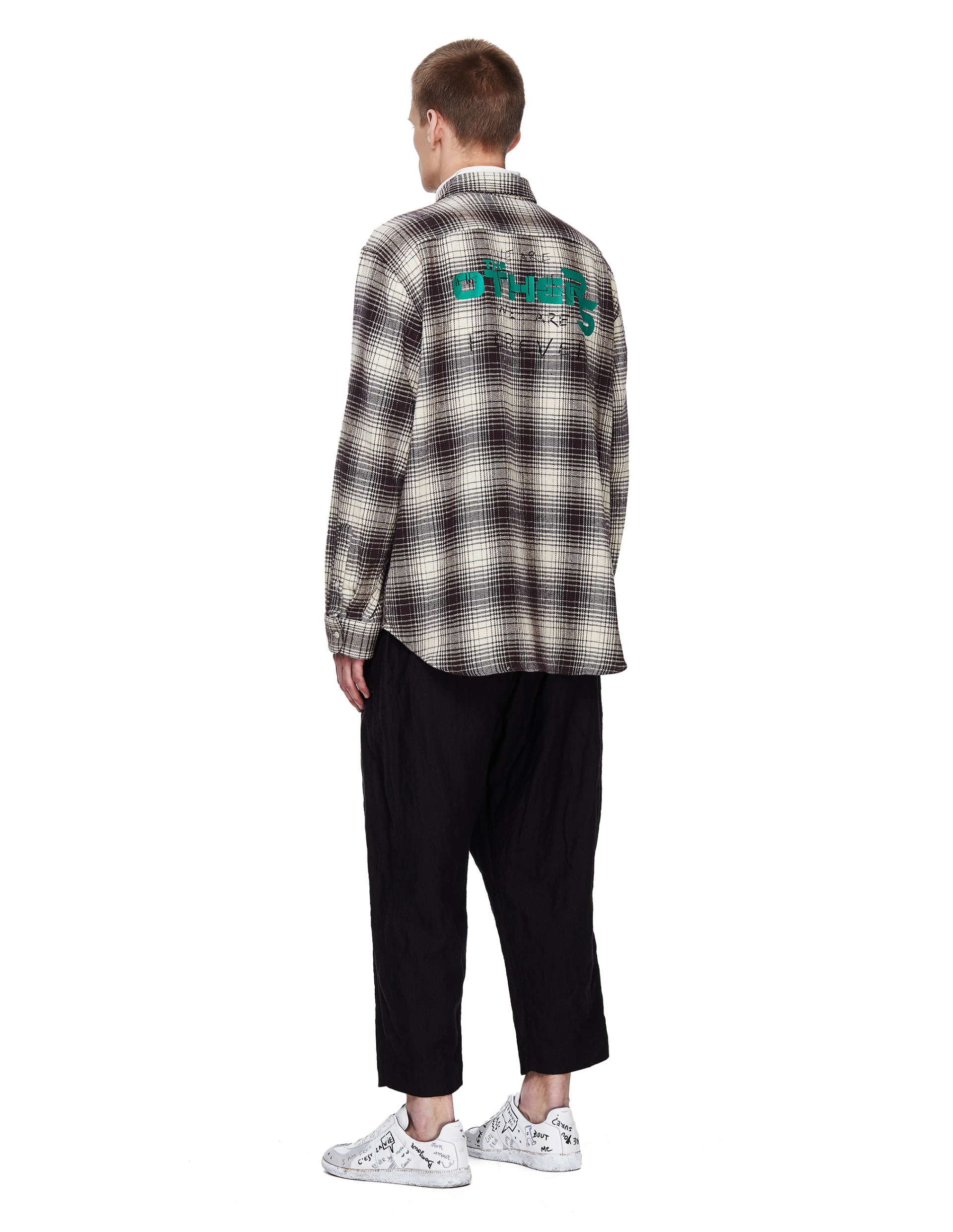 Raf Simons Рубашка в клетку The Others