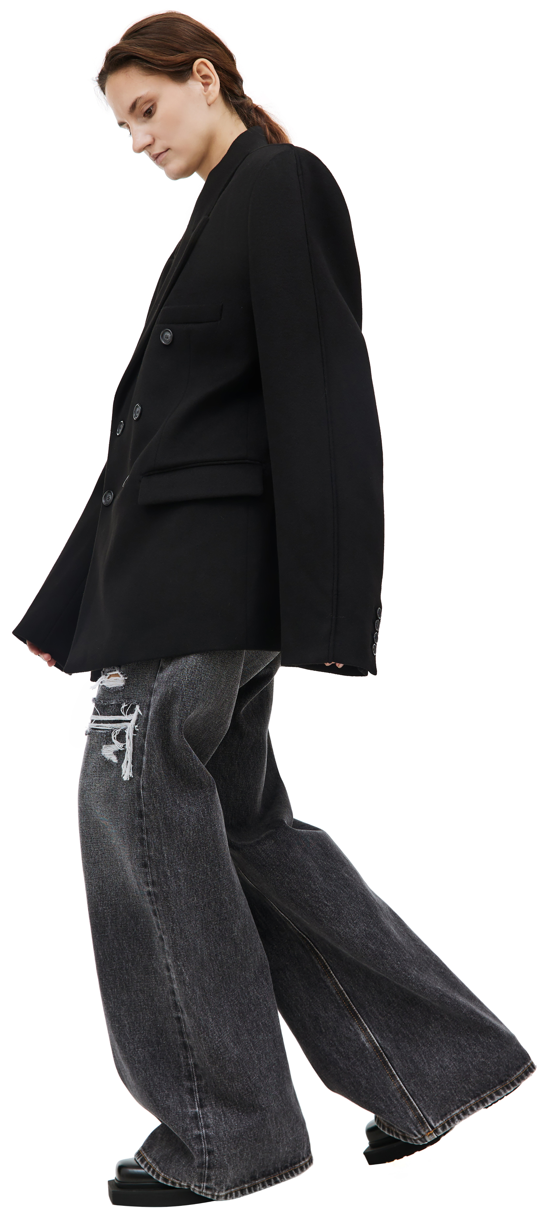 VTMNTS Двубортный пиджак из шерсти