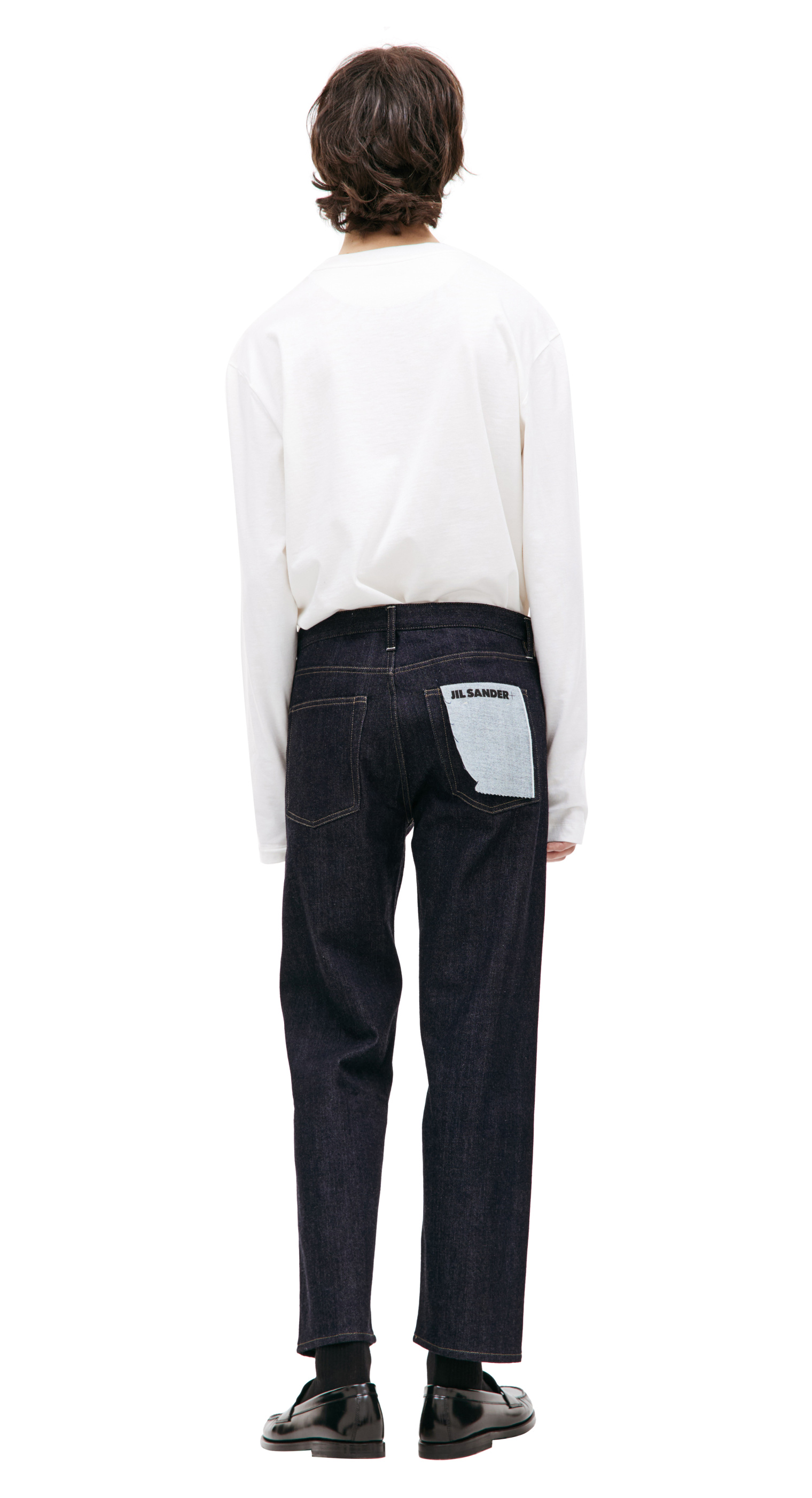 Jil Sander Прямые синие джинсы
