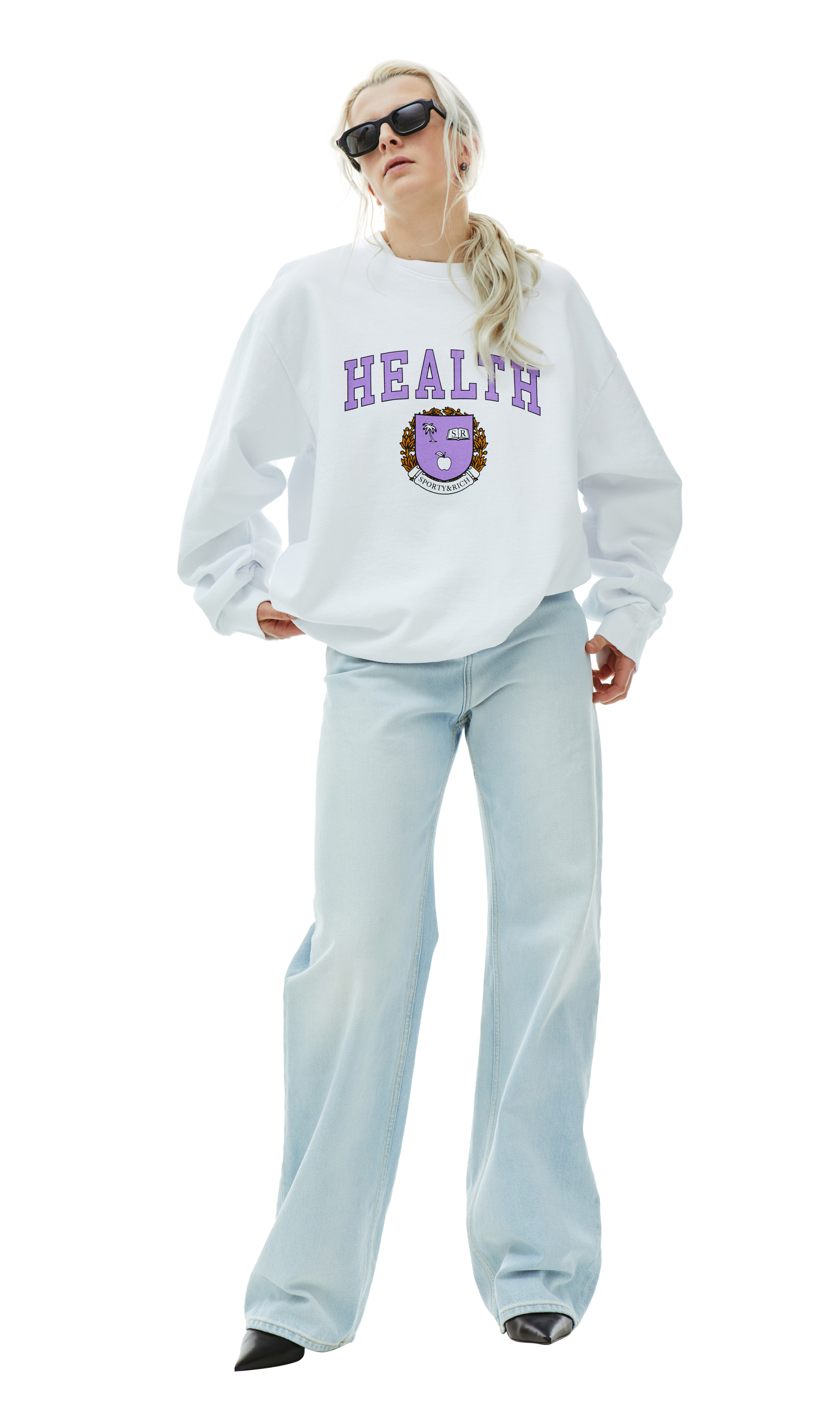 SPORTY & RICH Оверсайз свитшот Diana