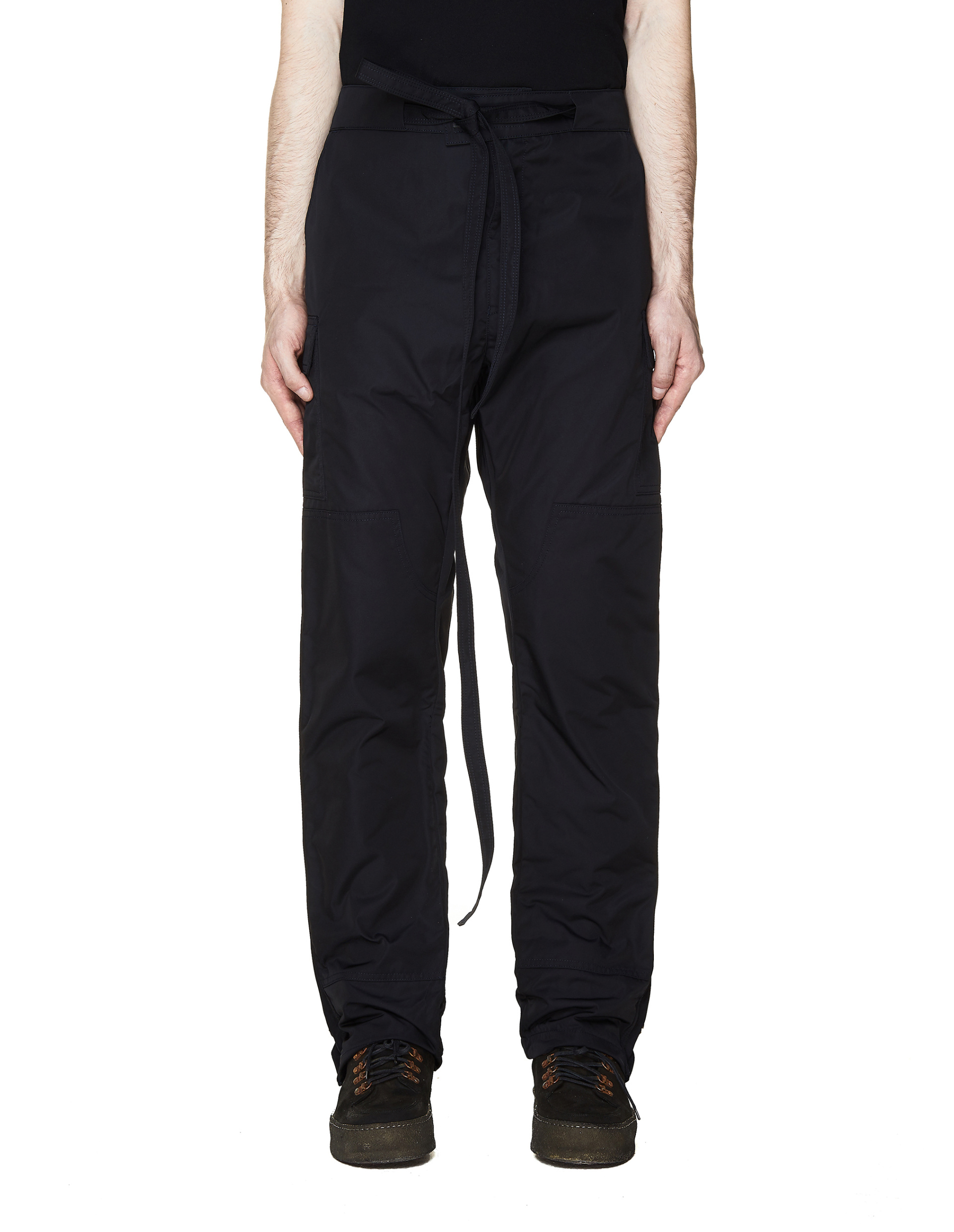 Fear of God Черные брюки с кнопками по бокам