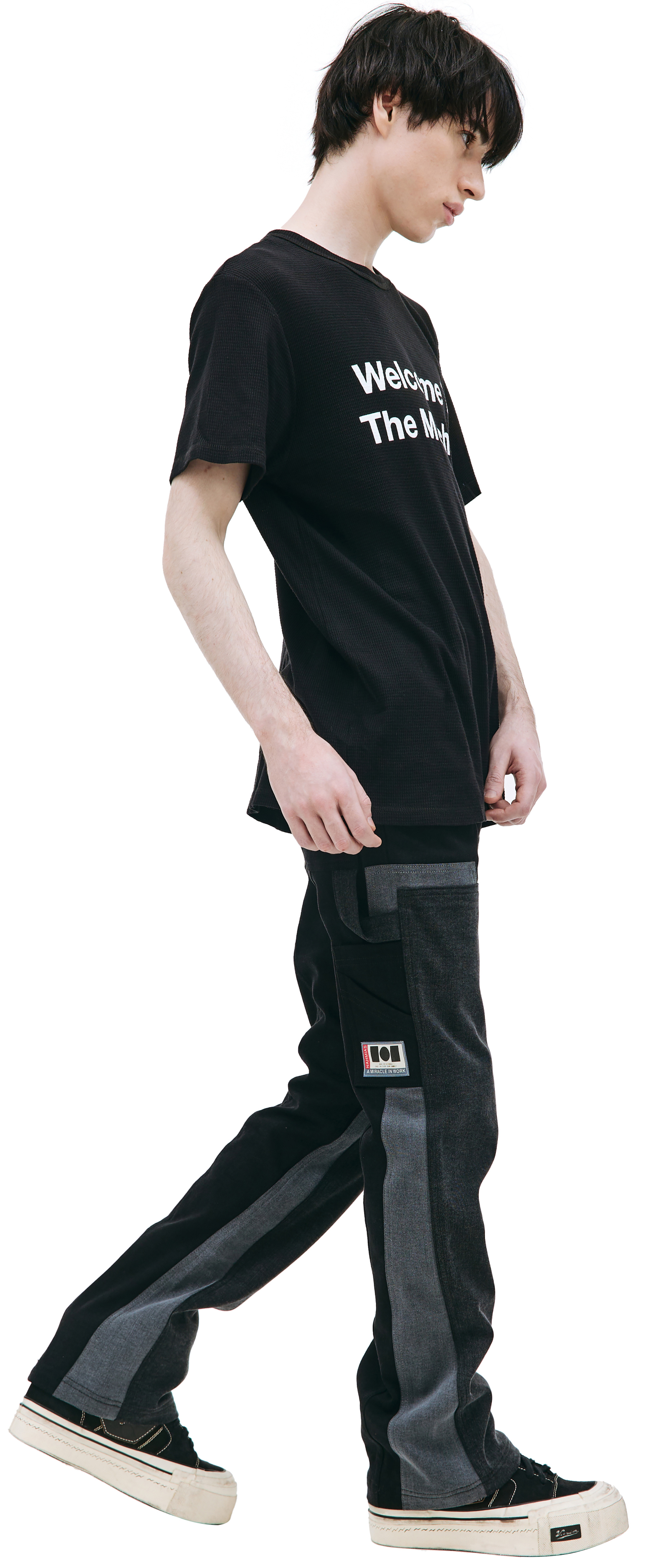 Midnight Studios Черная футболка с принтом