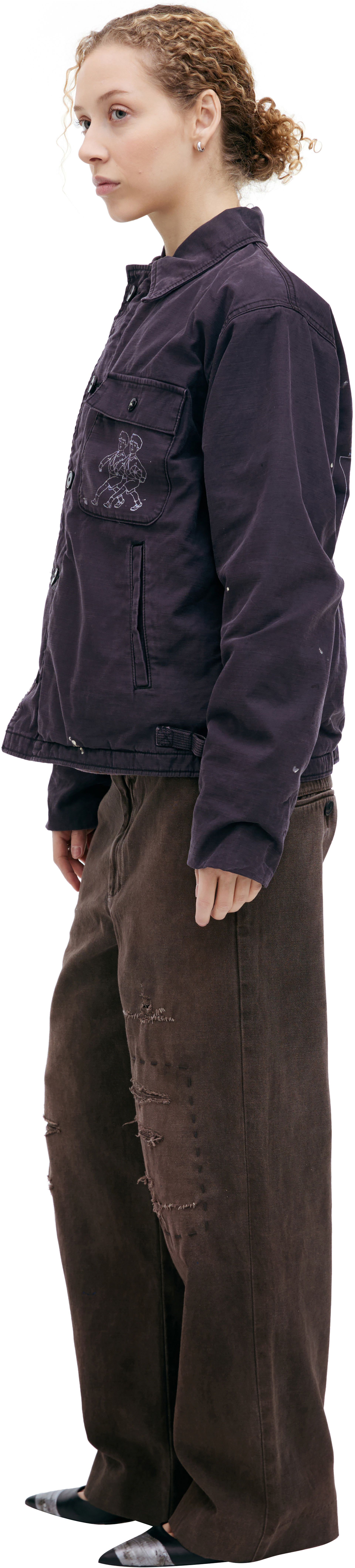 Enfants Riches Déprimés Куртка с вышивкой